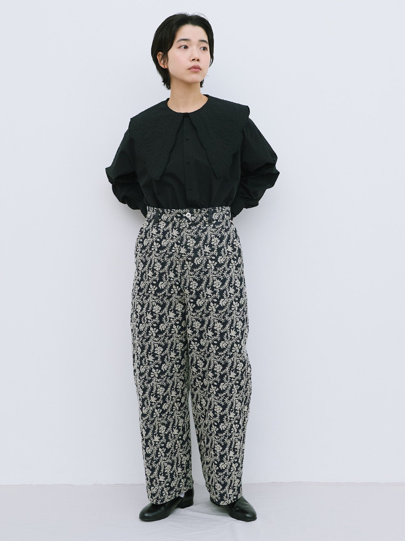 garden embroidery デニムパンツ | qiri