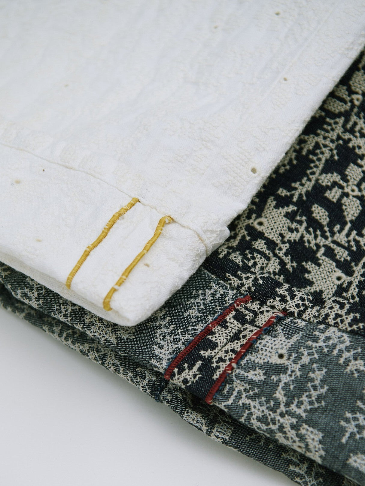 garden embroidery デニムパンツ | qiri
