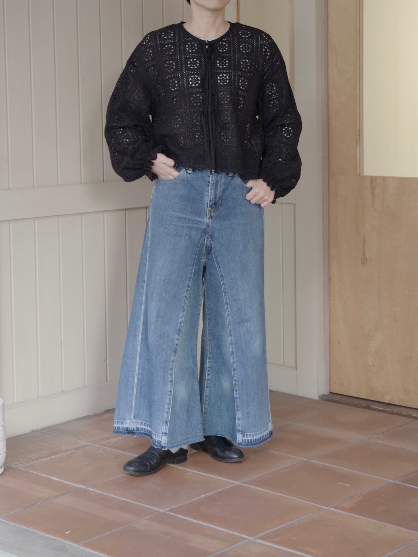 デニムオーバーサイズパンツ MO-25-PT059 | motley