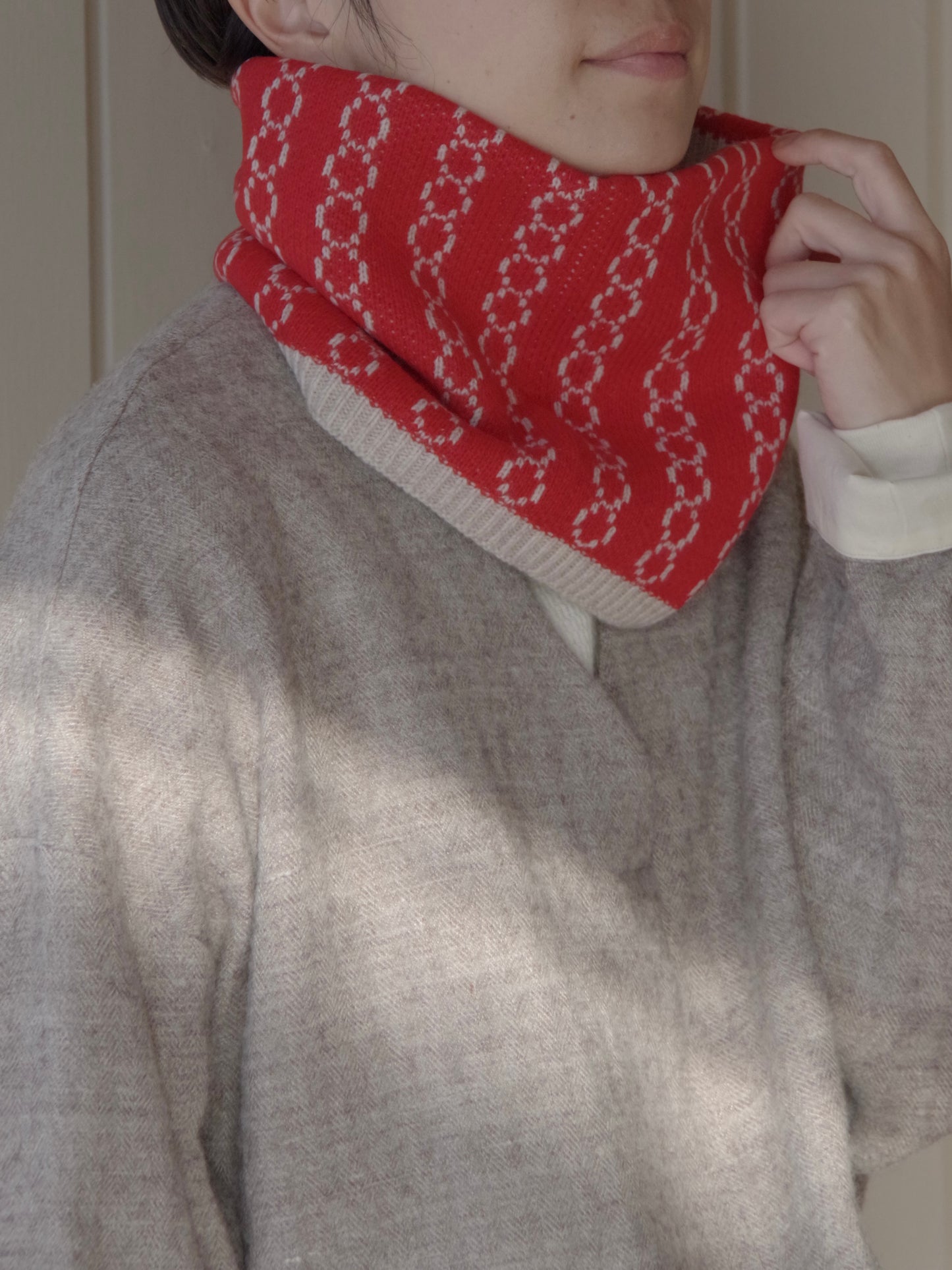 wool 〜loop〜 knit cowl