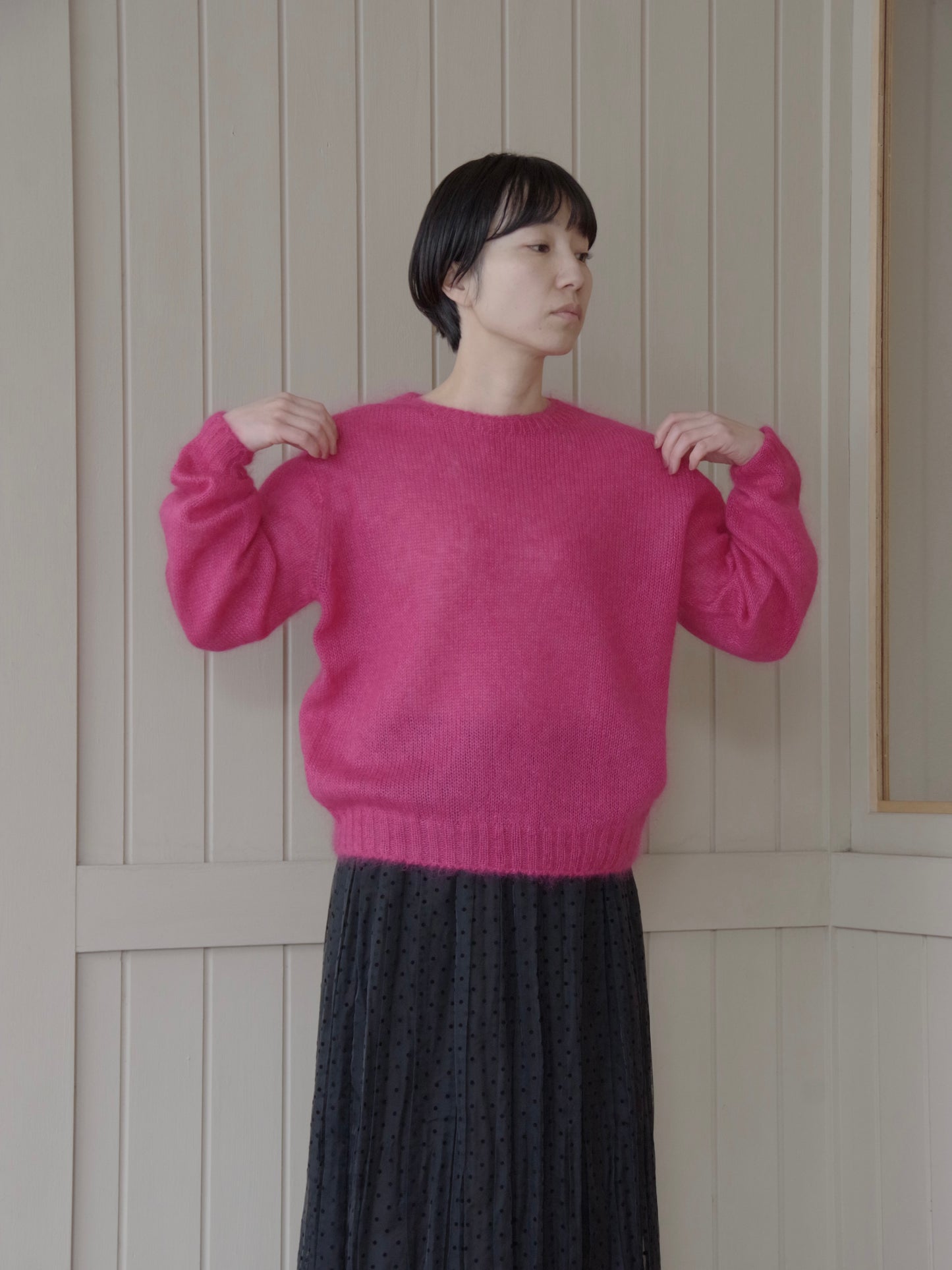 モヘアシルク クルーネック | koton