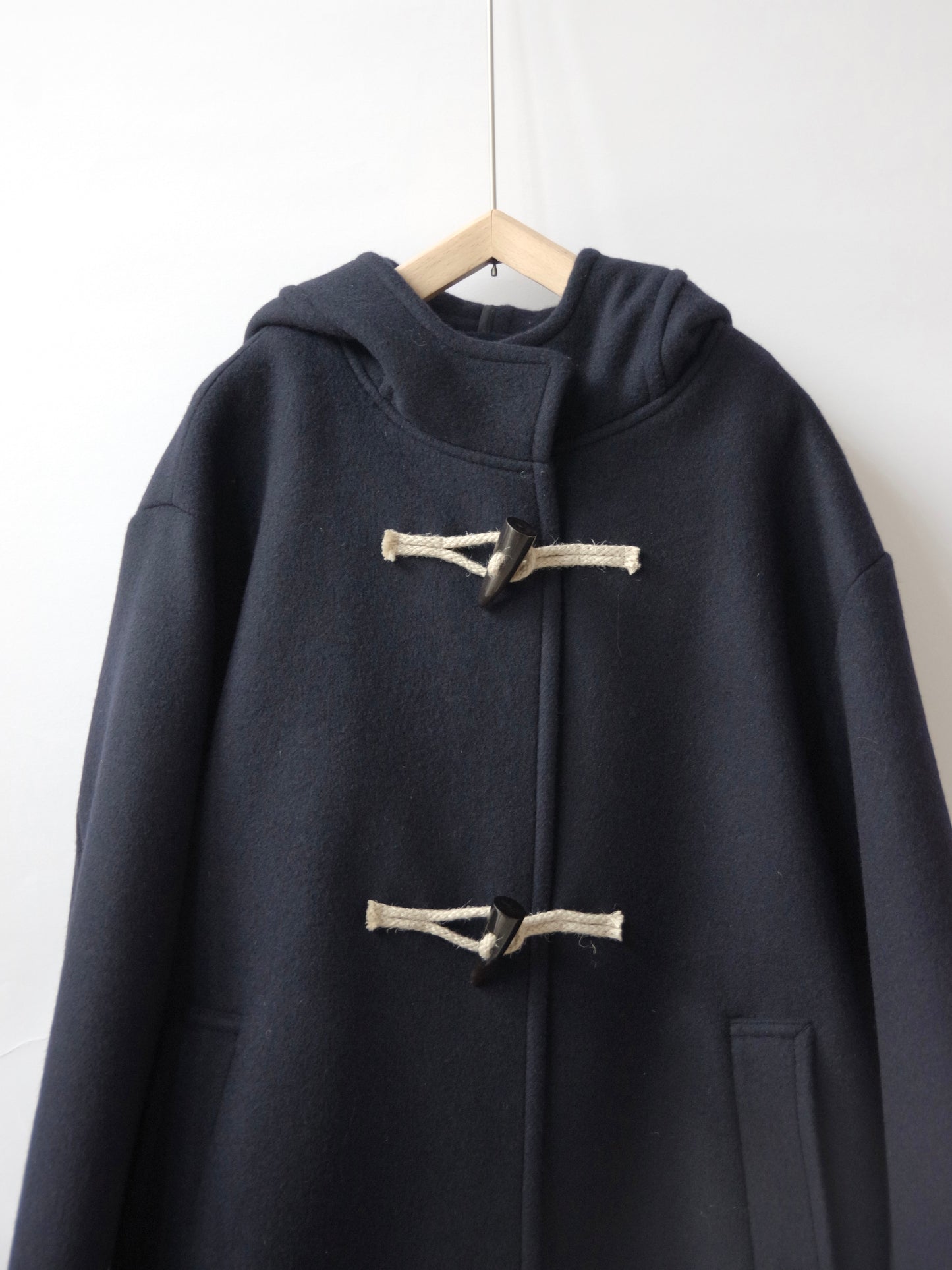 super110's二重織ビーバーショートダッフルコート | Hands of creation