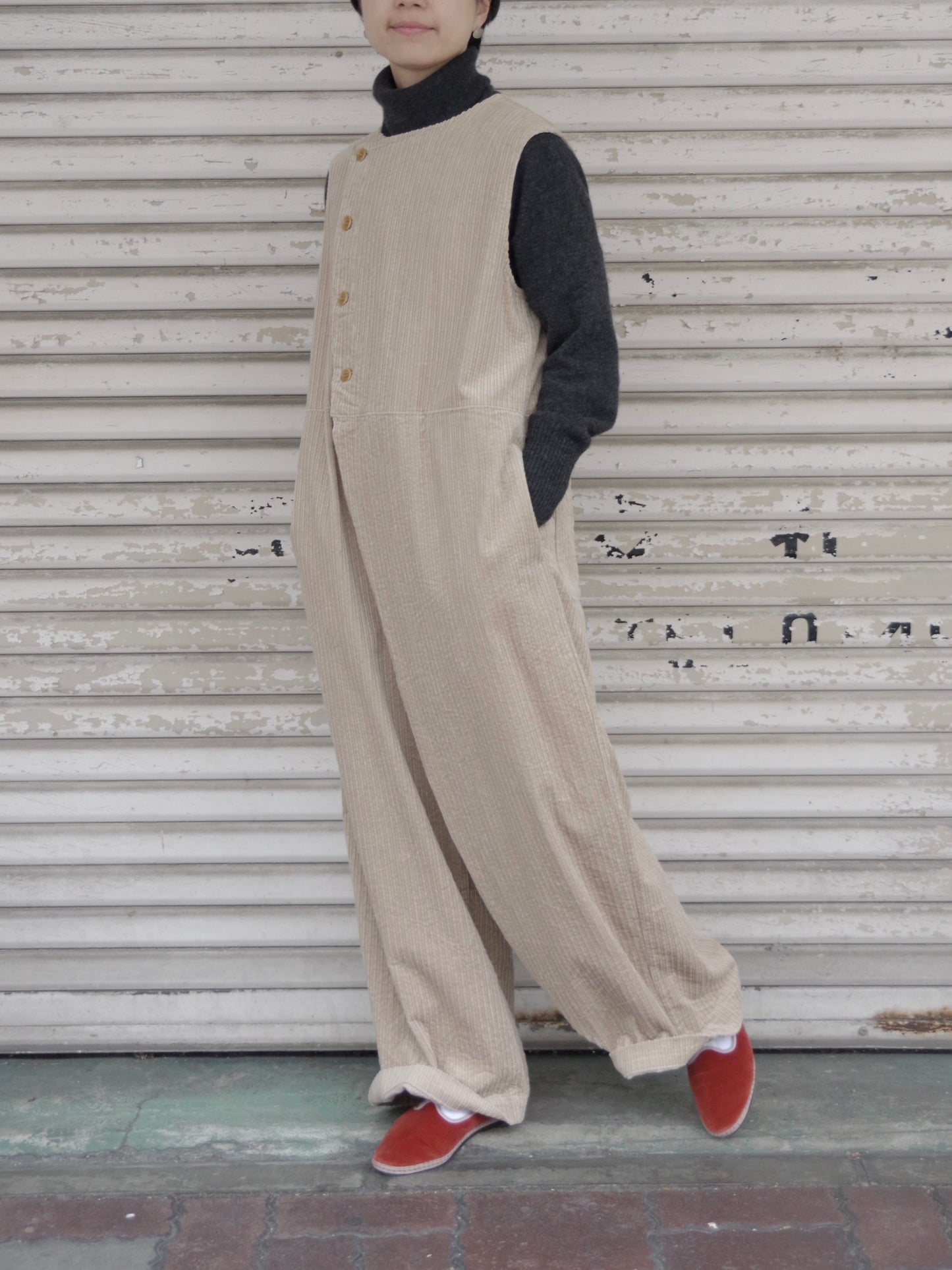 親子コーデュロイラップサロペット | UNIVERSAL TISSU