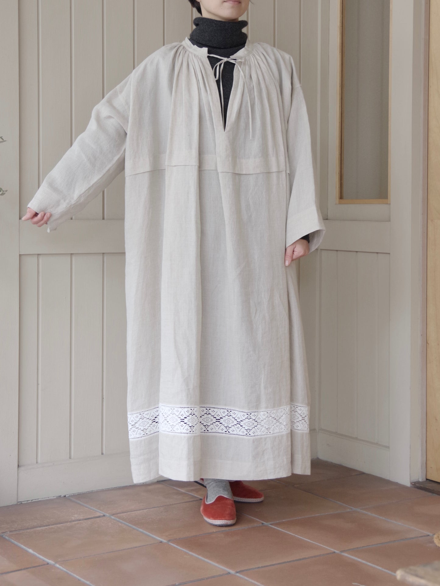 リネンチャーチドレス MO-25-OP-079 | motley