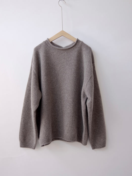 ウールカシミヤ天竺 プチハイネックプルオーバー ( 3 colors) | Hands of creation