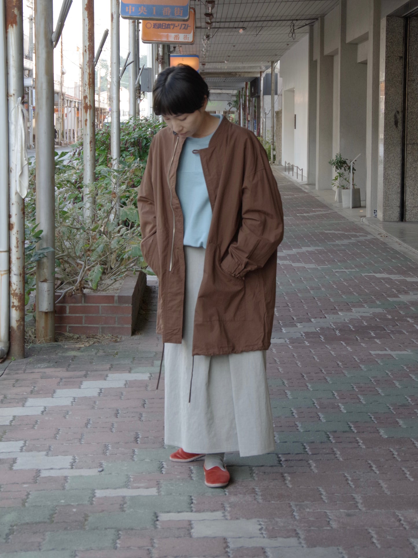 起毛ワッシャーブロード ワークブルゾン | TISSU