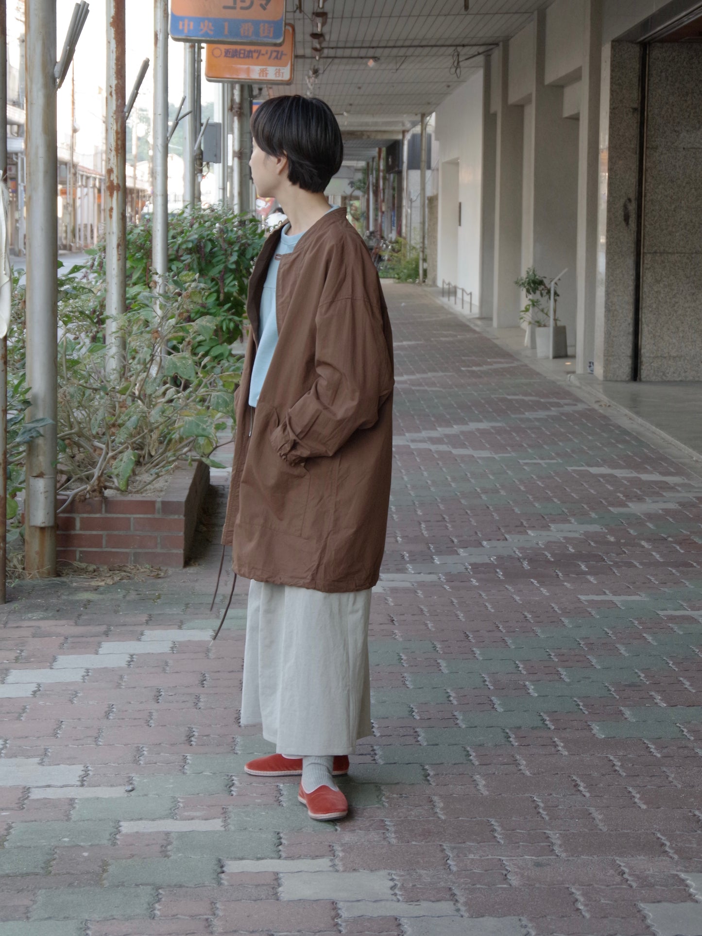 起毛ワッシャーブロード ワークブルゾン | TISSU