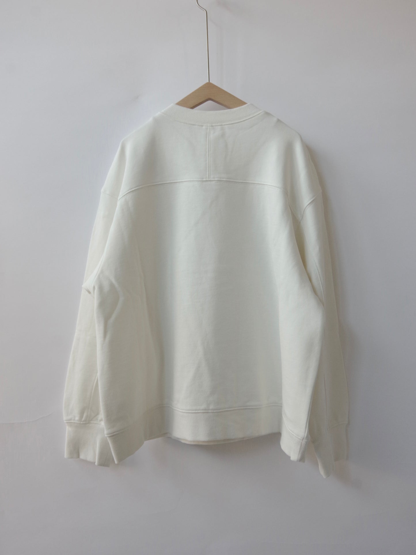 コットン裏毛レースプルオーバー | yuni