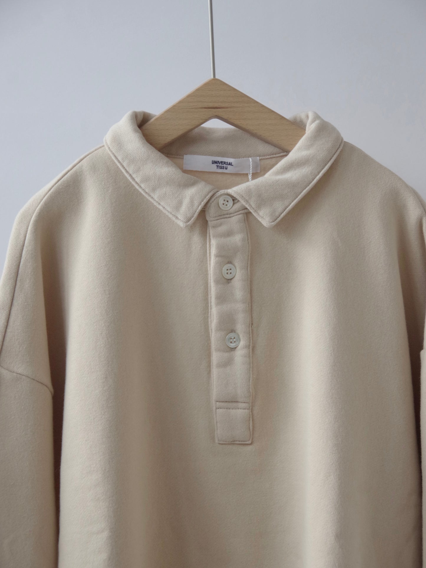 セントラル起毛裏毛 ポロプルオーバー | UNIVERSAL TISSU