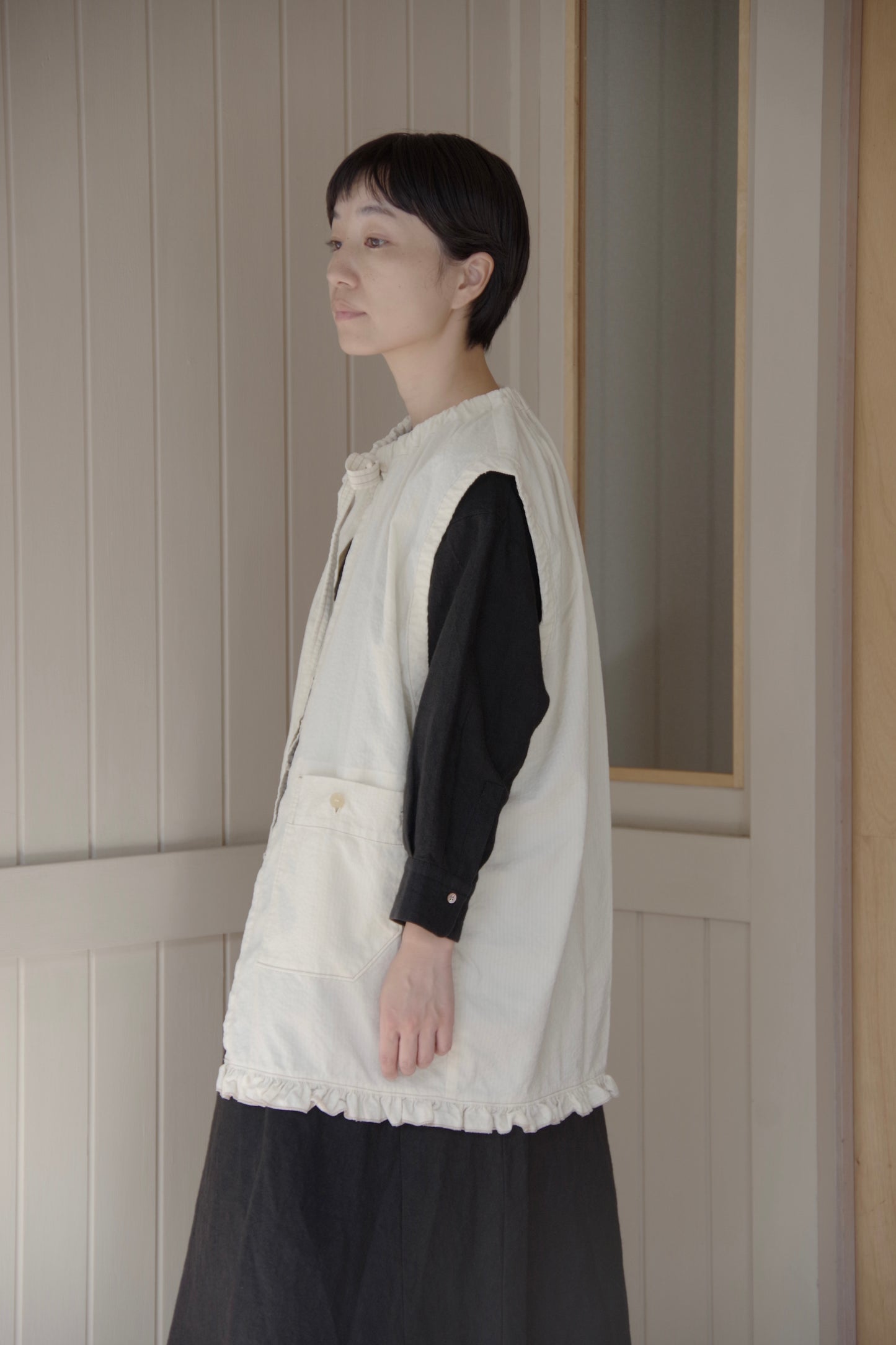 VINTAGE RIPPLE SMOCK ベスト | buoybuoy