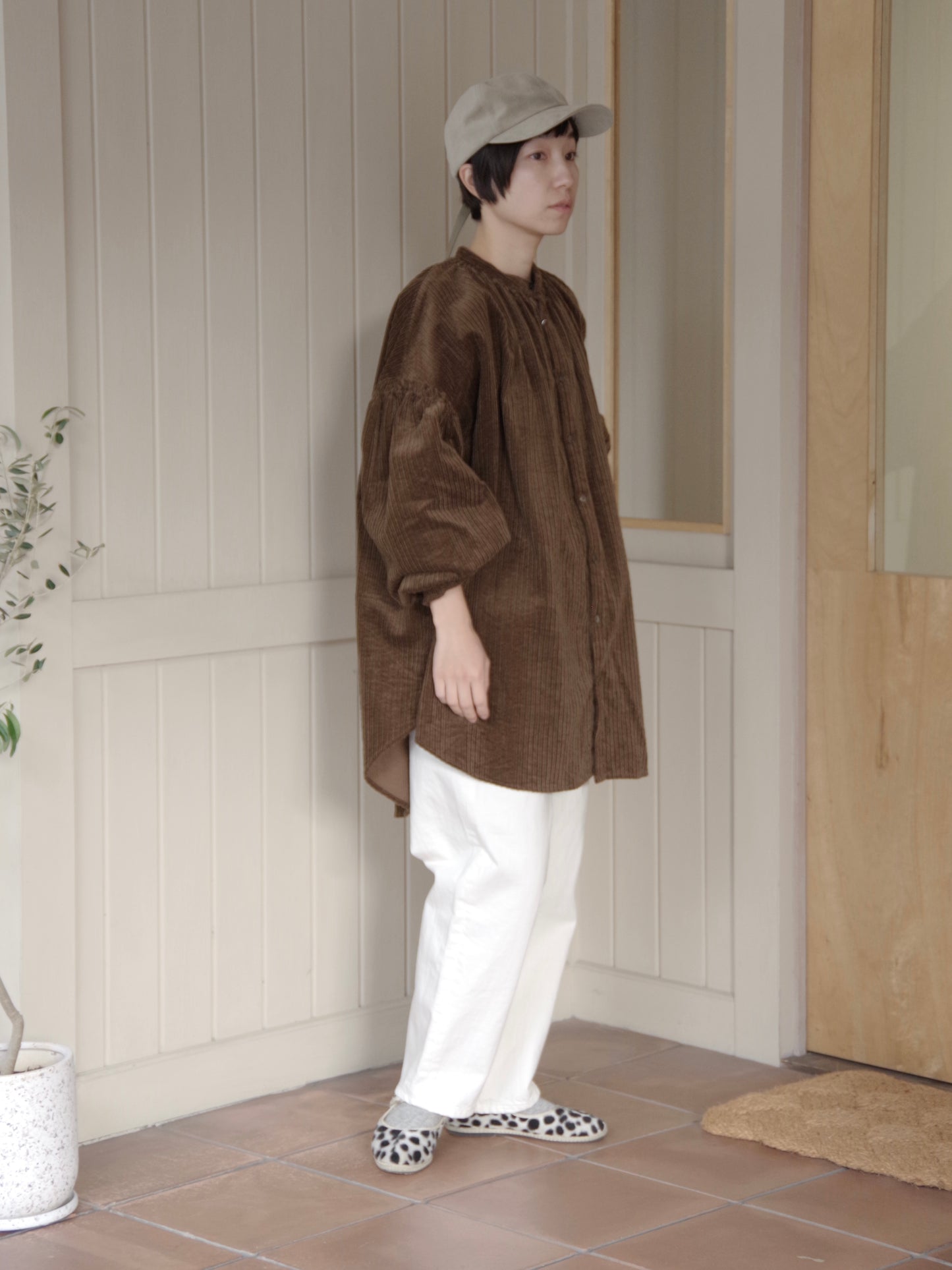 親子コーデユロイトリプルシャーリングブラウス｜UNIVERSAL TISSU