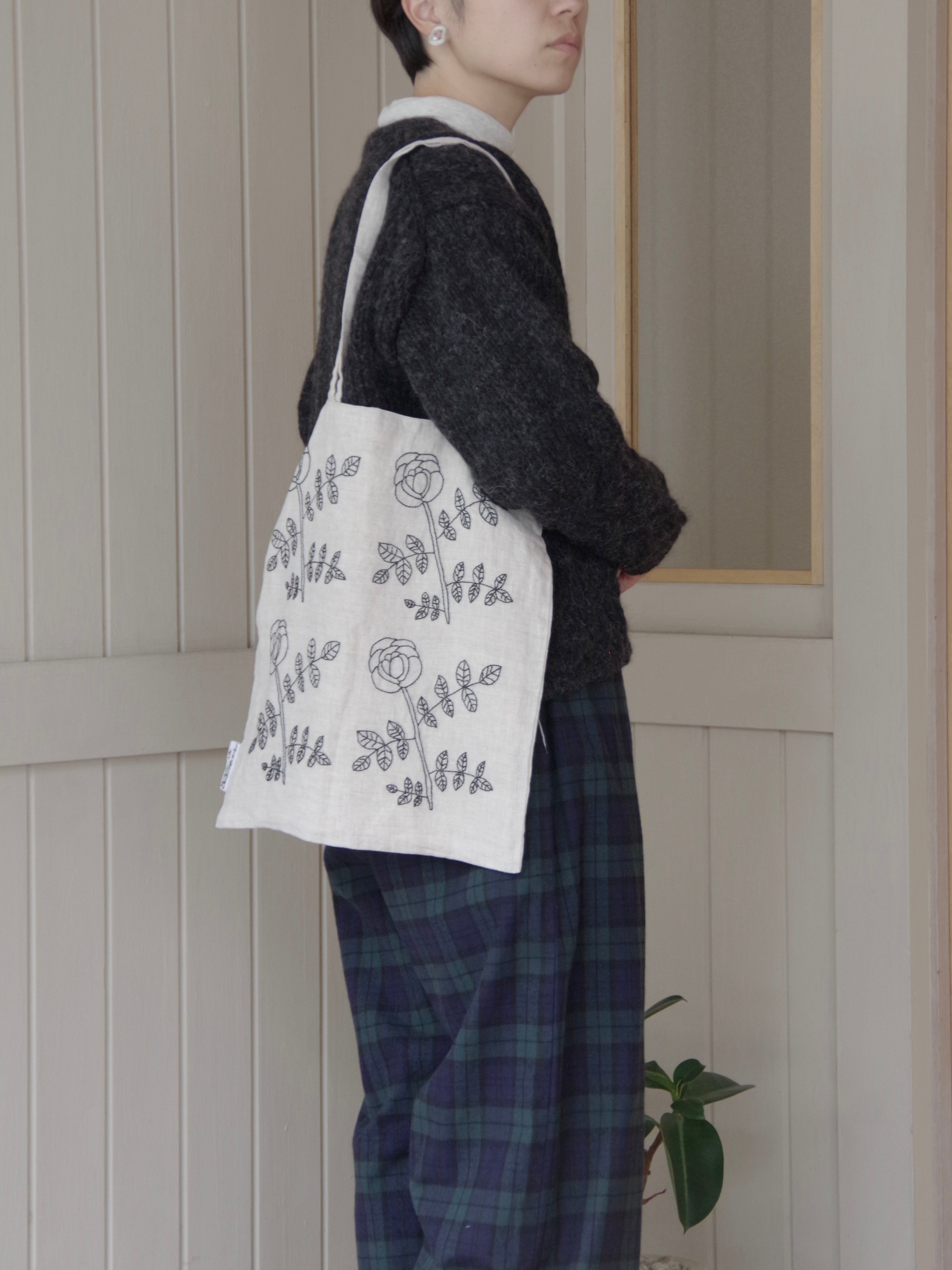 バラの花トートバッグ | potandtea – おんど en no youni hirogaru