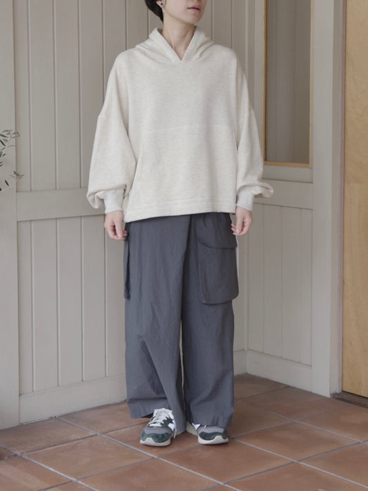 ランダム吊り裏毛 フーディプルオーバー | OUVERT