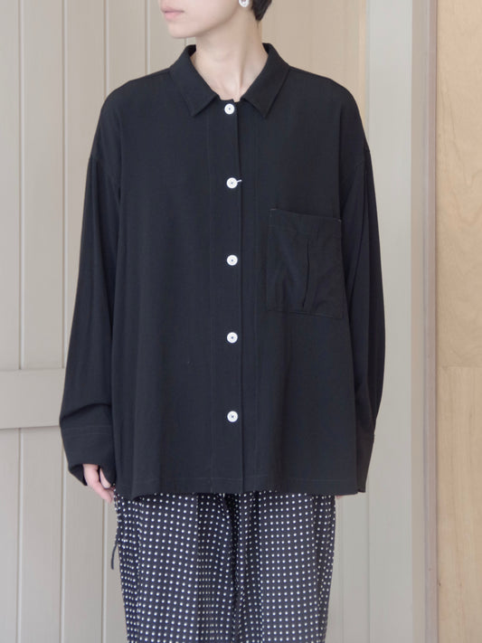 レーヨンウール haori シャツ ( 2 color) | yuni