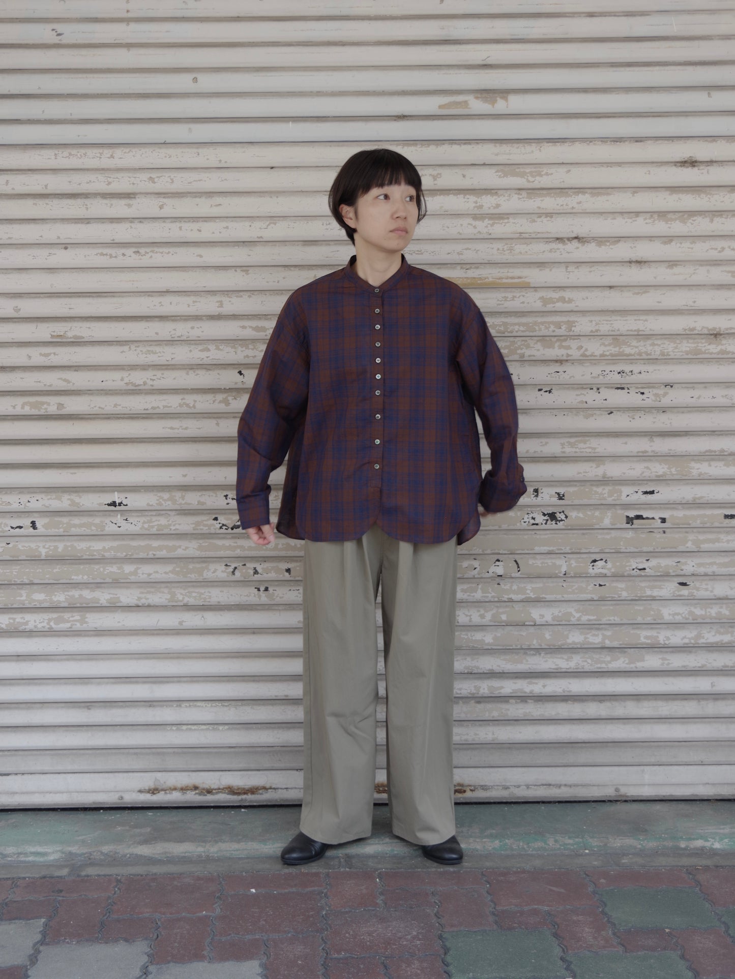 80/2強撚コットンギャバwideパンツ (2 color) | yuni