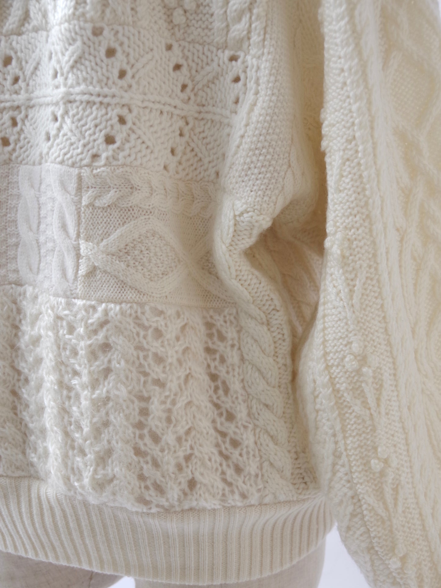 パッチワークセーター MO-24-KN-143 | motley