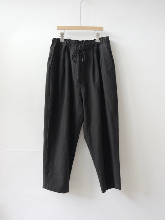 ウールリネンギャバワッシャー イージーテーパードパンツ | OUVERT