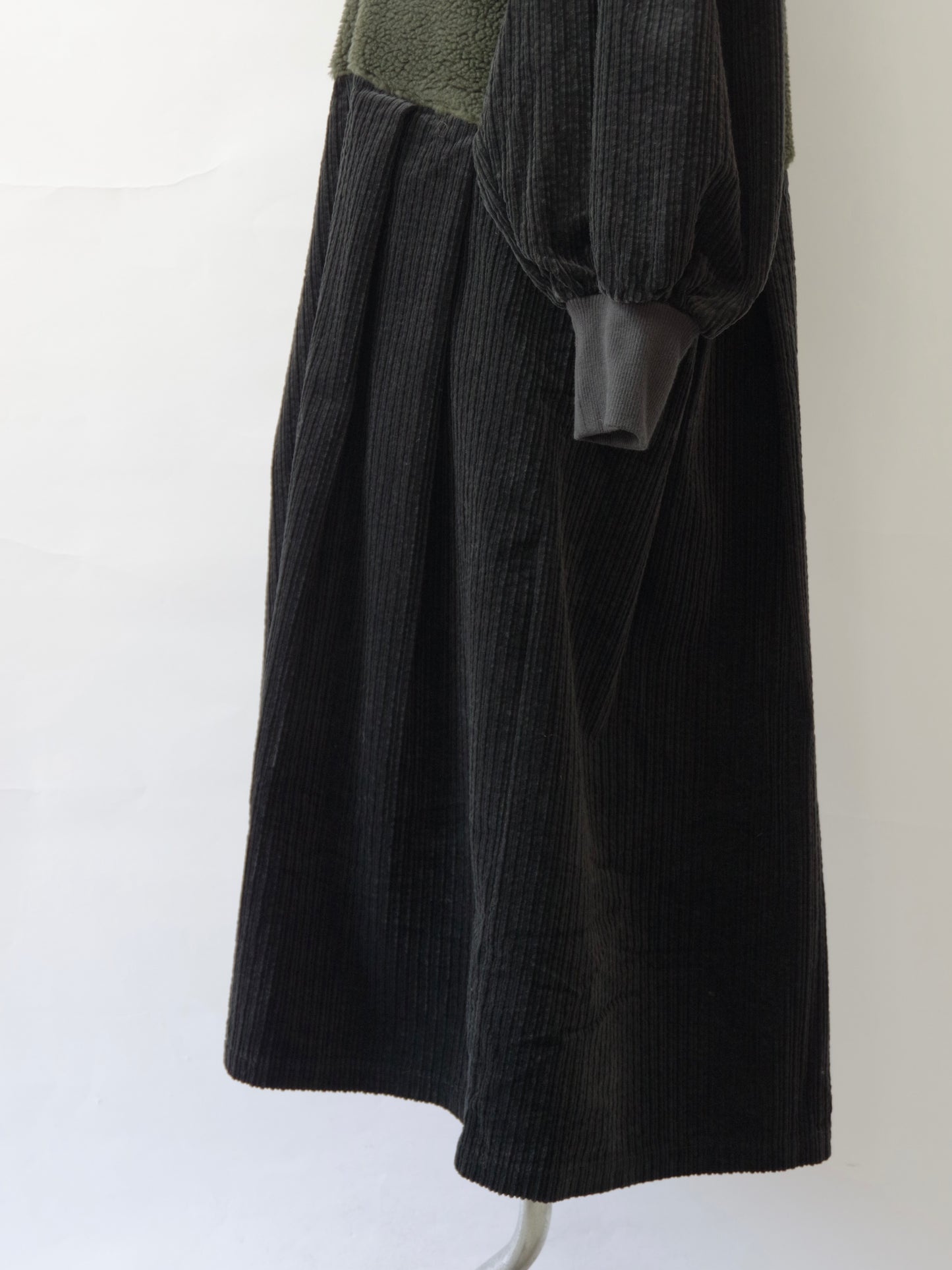 ボアコンボコーデュロイ Wzipロングコート | PARIS DE AOUNE