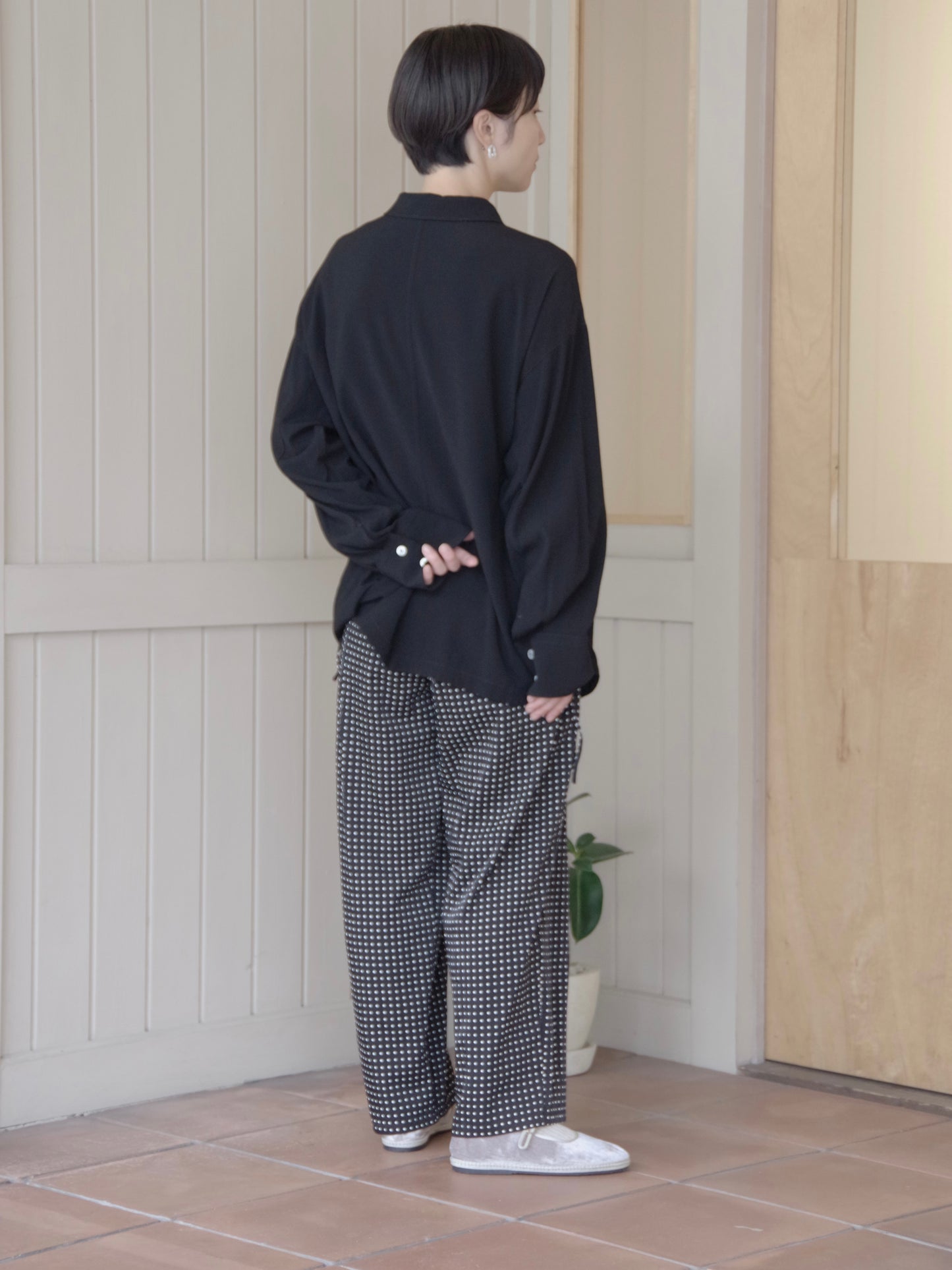 レーヨンウール haori シャツ ( 2 color) | yuni