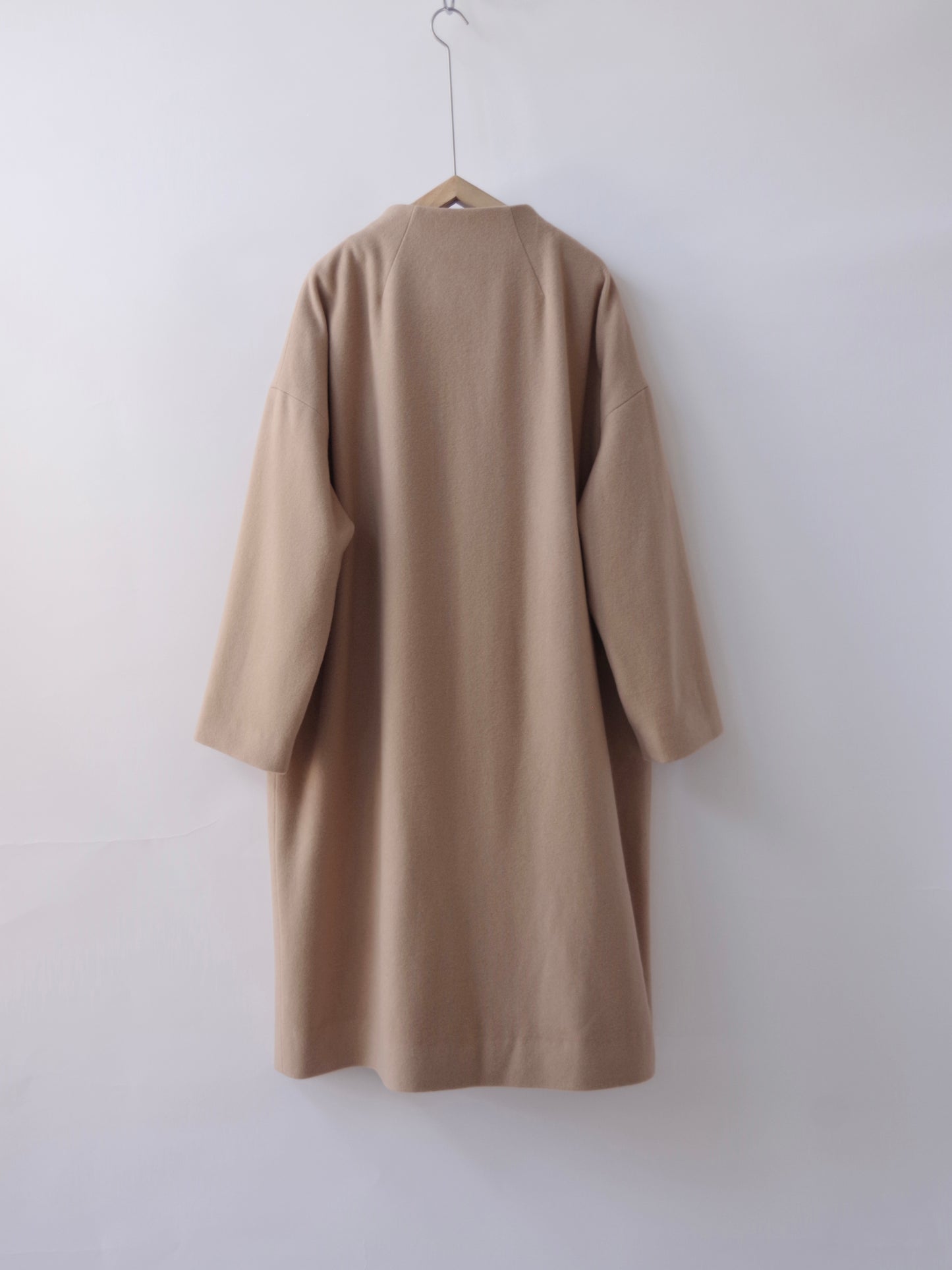 ROUND NECK COAT  ( 2 color) | SI-HIRAI