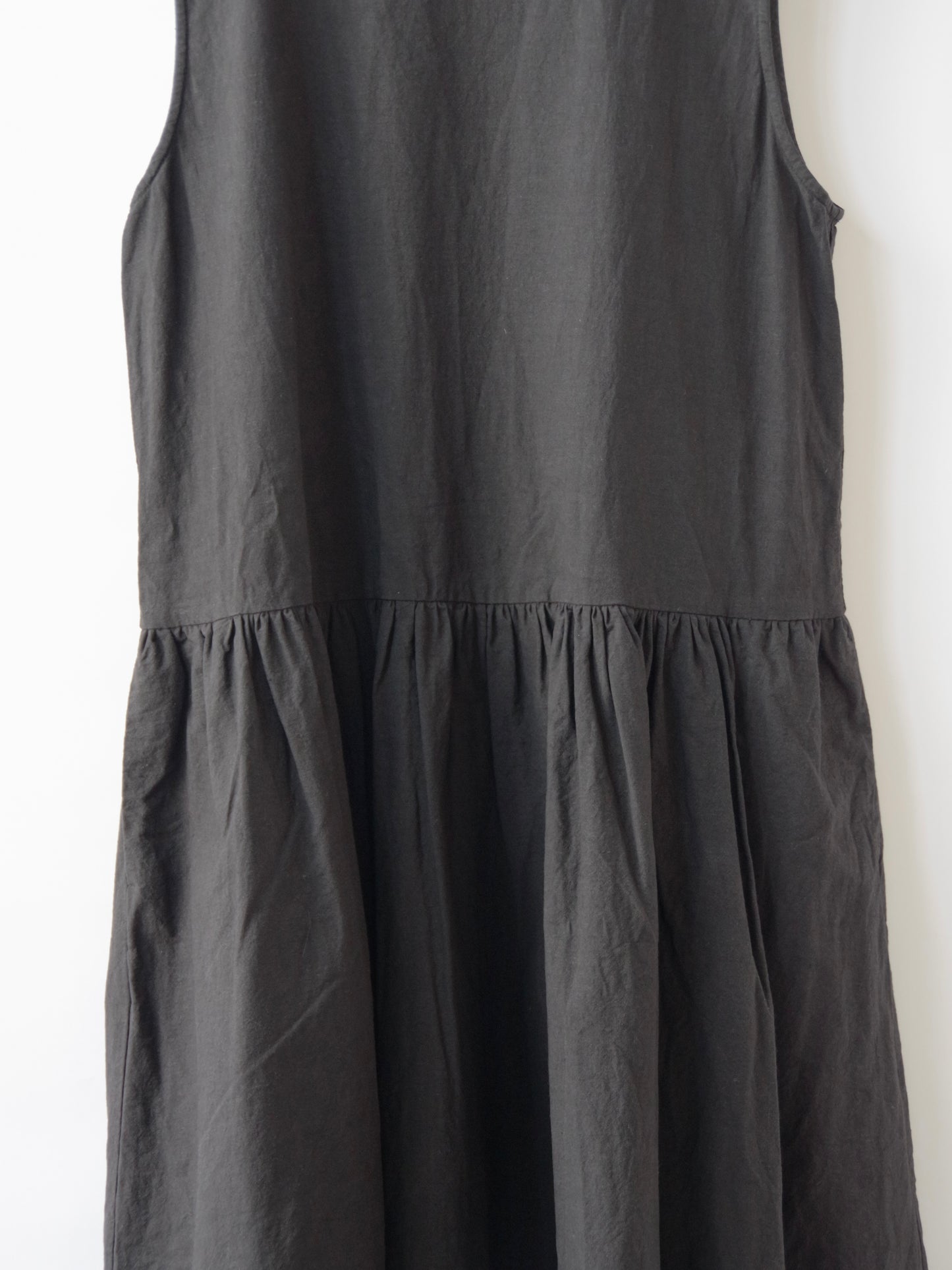 SLEEVELESS CANVAS ワンピース　｜ROBE de PEAU