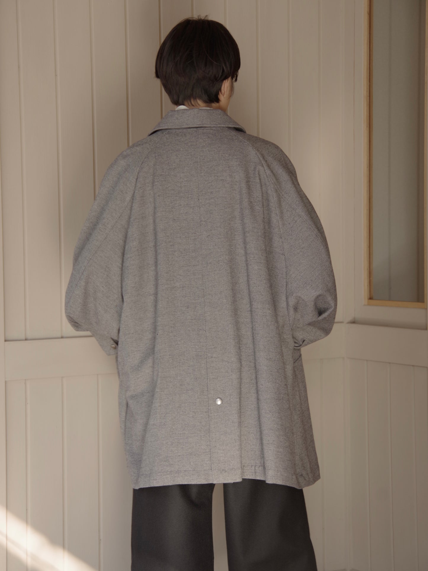POP TWEED DOLMAN コート| buoy buoy