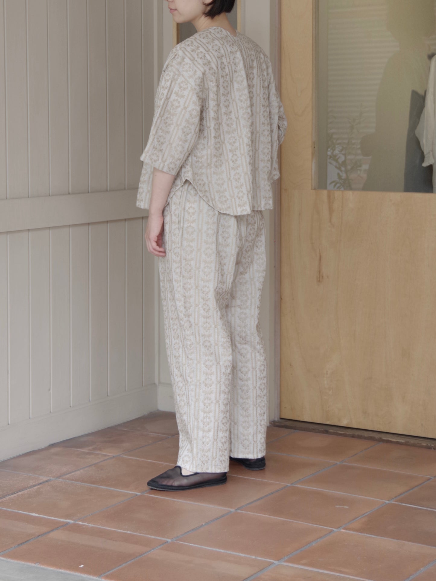 L/embroidely haori ブラウス | yuni