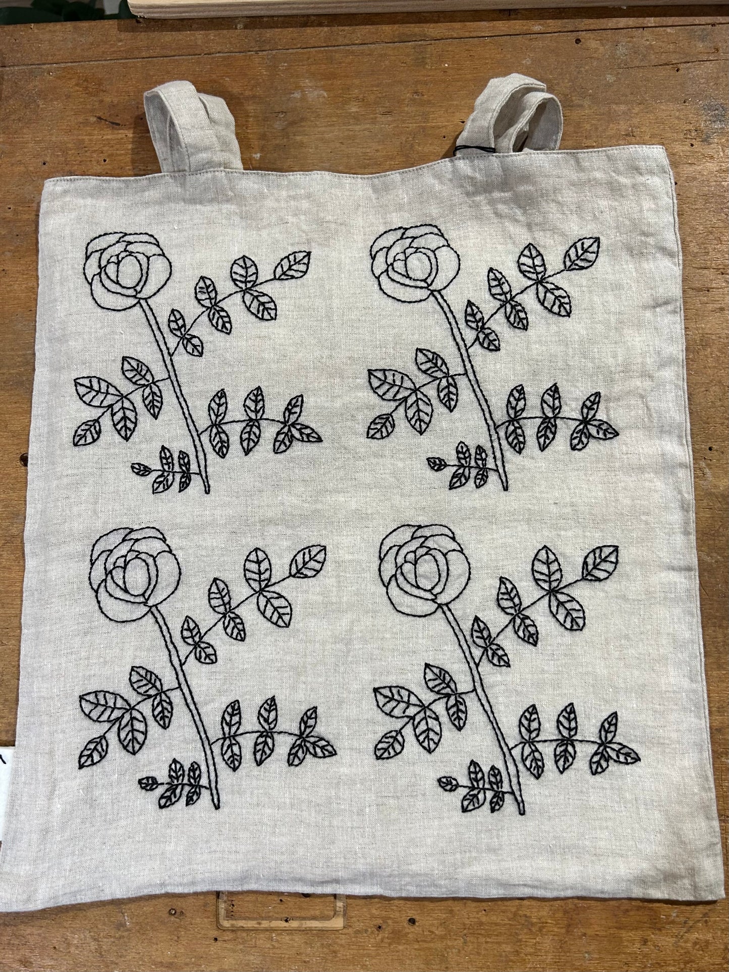 バラの花トートバッグ  | potandtea