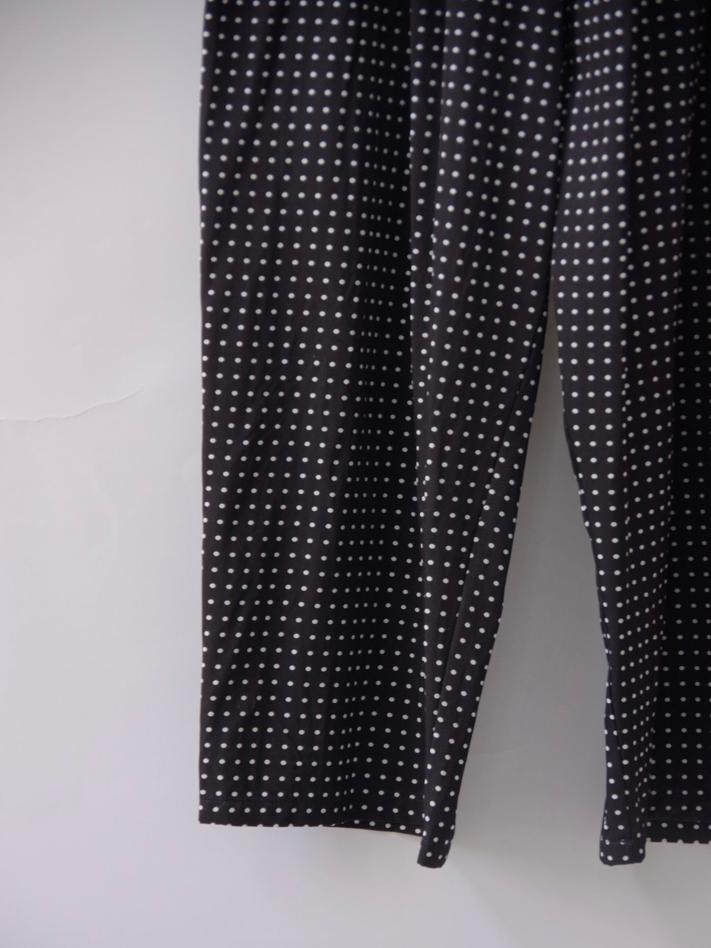 レーヨン/コットン Cu twill dot print drawstrings パンツ | yuni