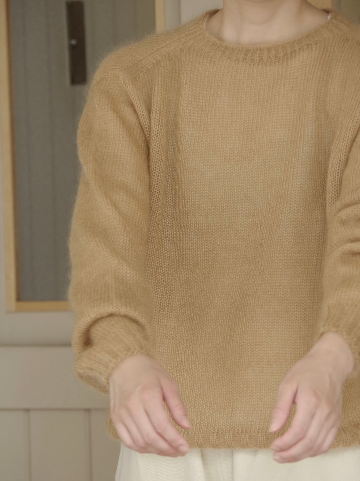 モヘアシルク クルーネック 2025 (2color)| koton