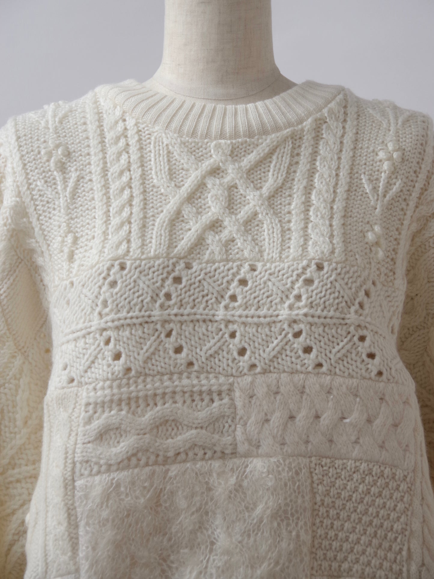 パッチワークセーター MO-24-KN-143 | motley