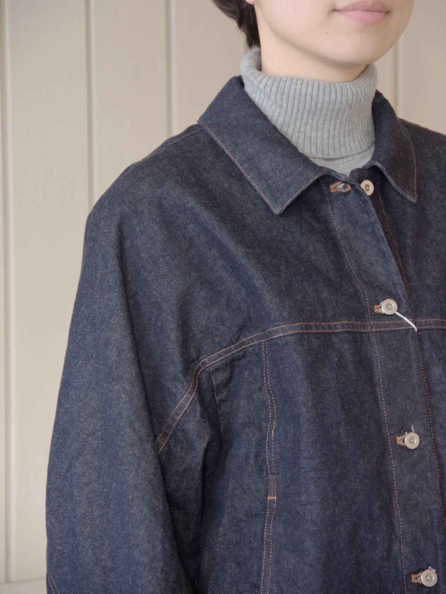 10oz denim cocoon ブルゾン | yuni