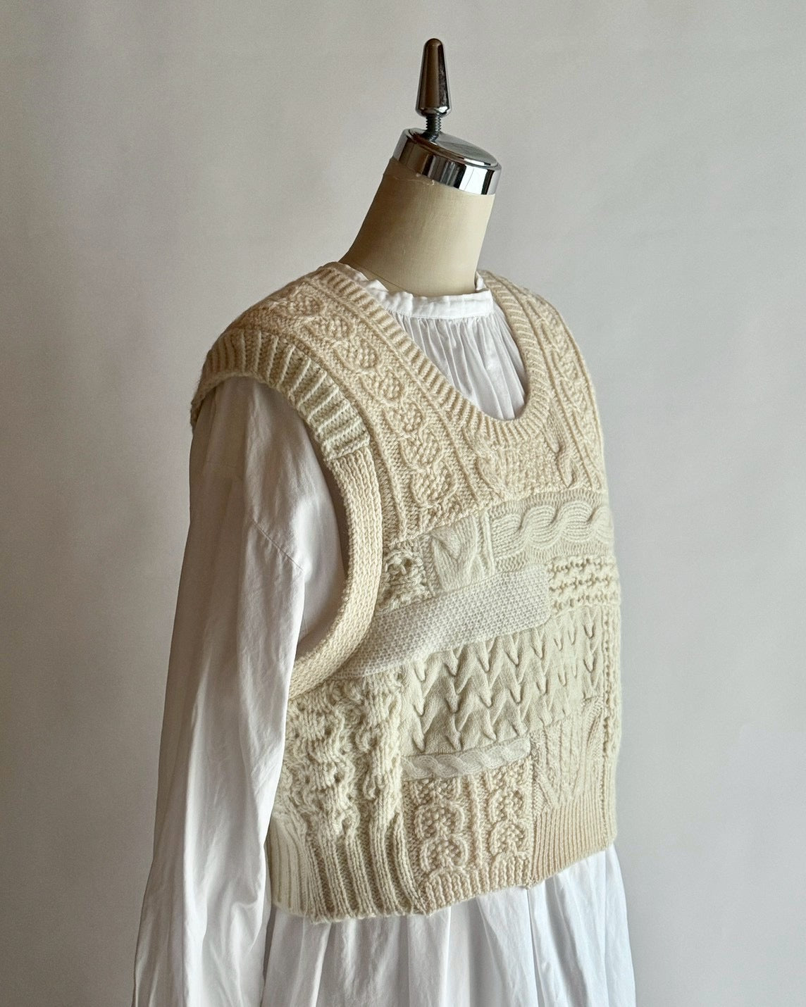 パッチワークベスト MO-24-KN-108 | motley