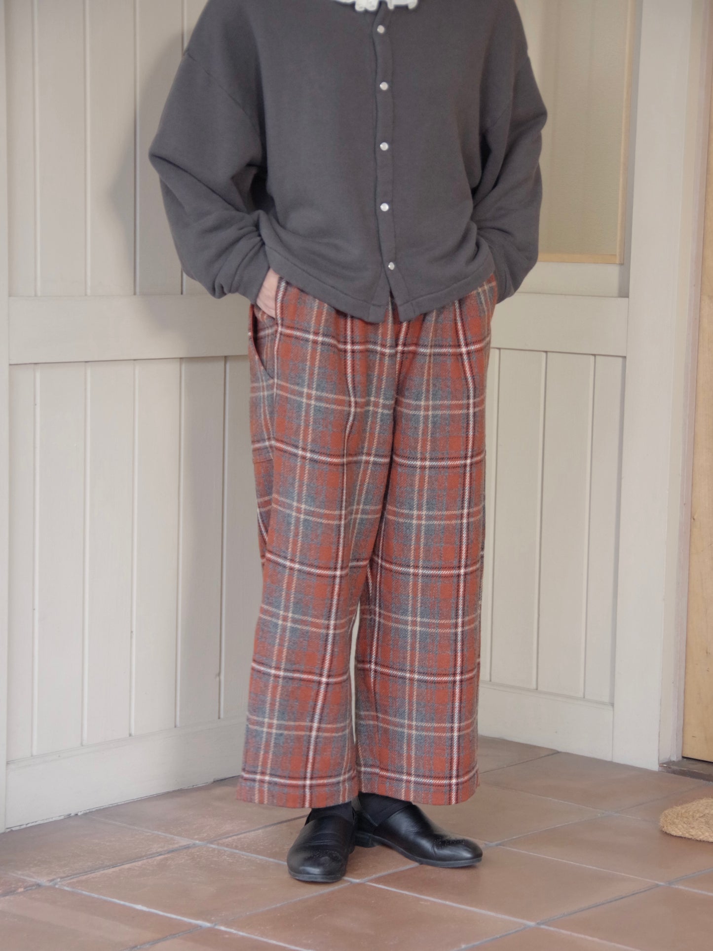 チェックバックワードパンツ | koton