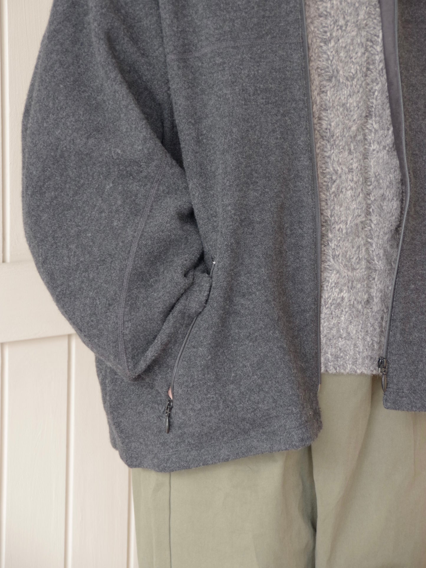 コットンウールカシミアボア コクーンブルゾン | yuni