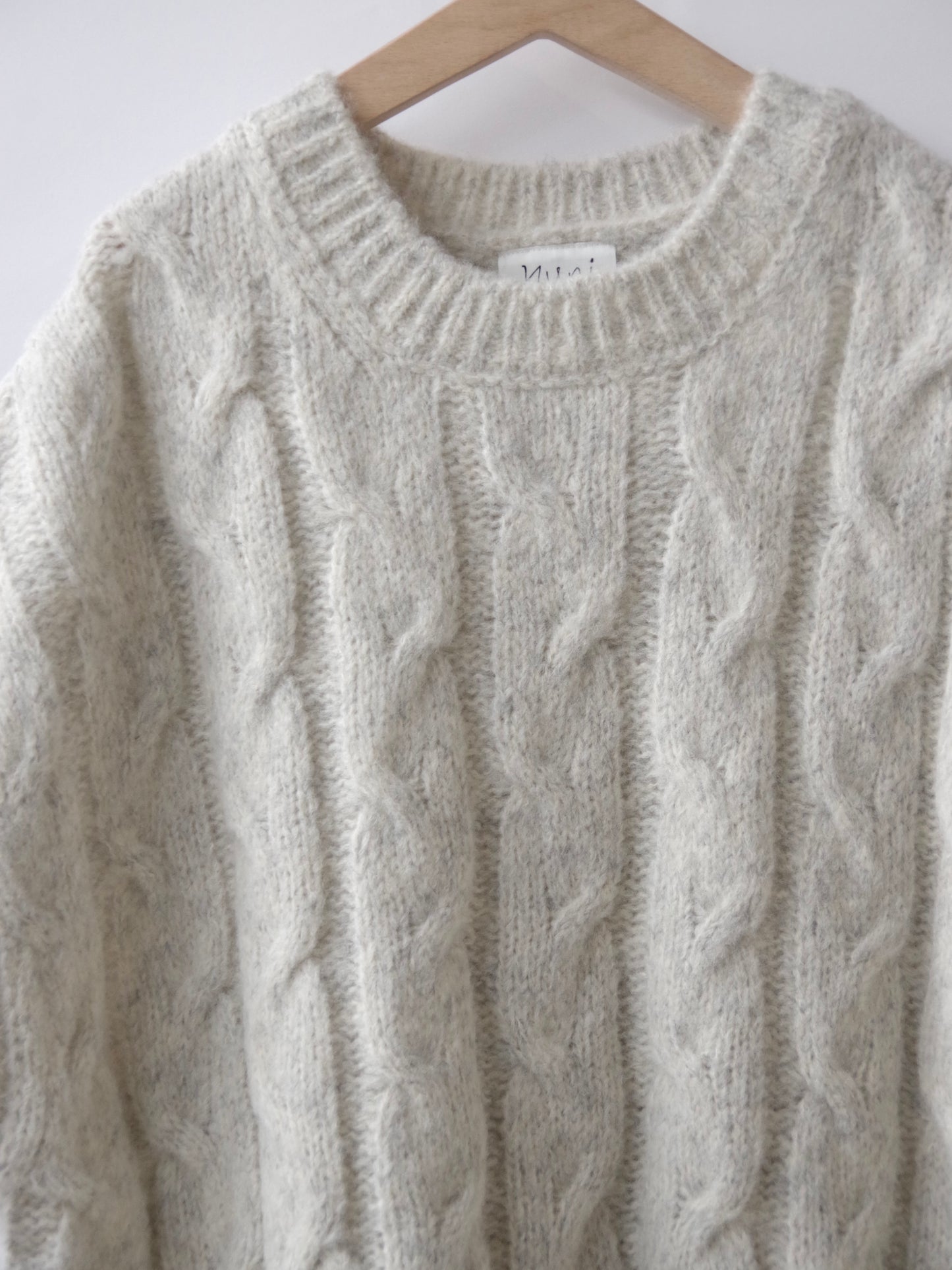 malibo mix ウール アラン編みベスト | yuni