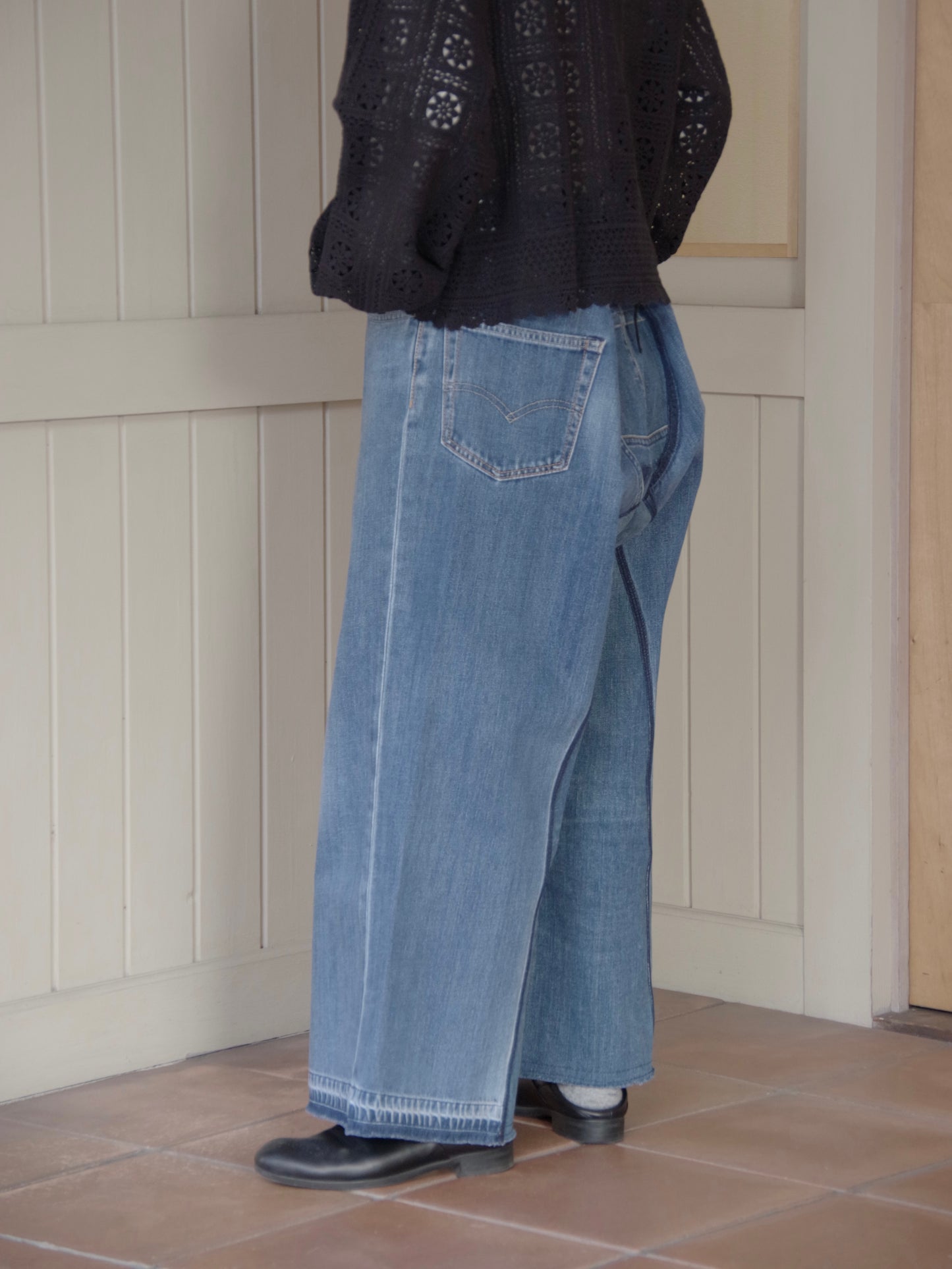 デニムオーバーサイズパンツ MO-25-PT059 | motley