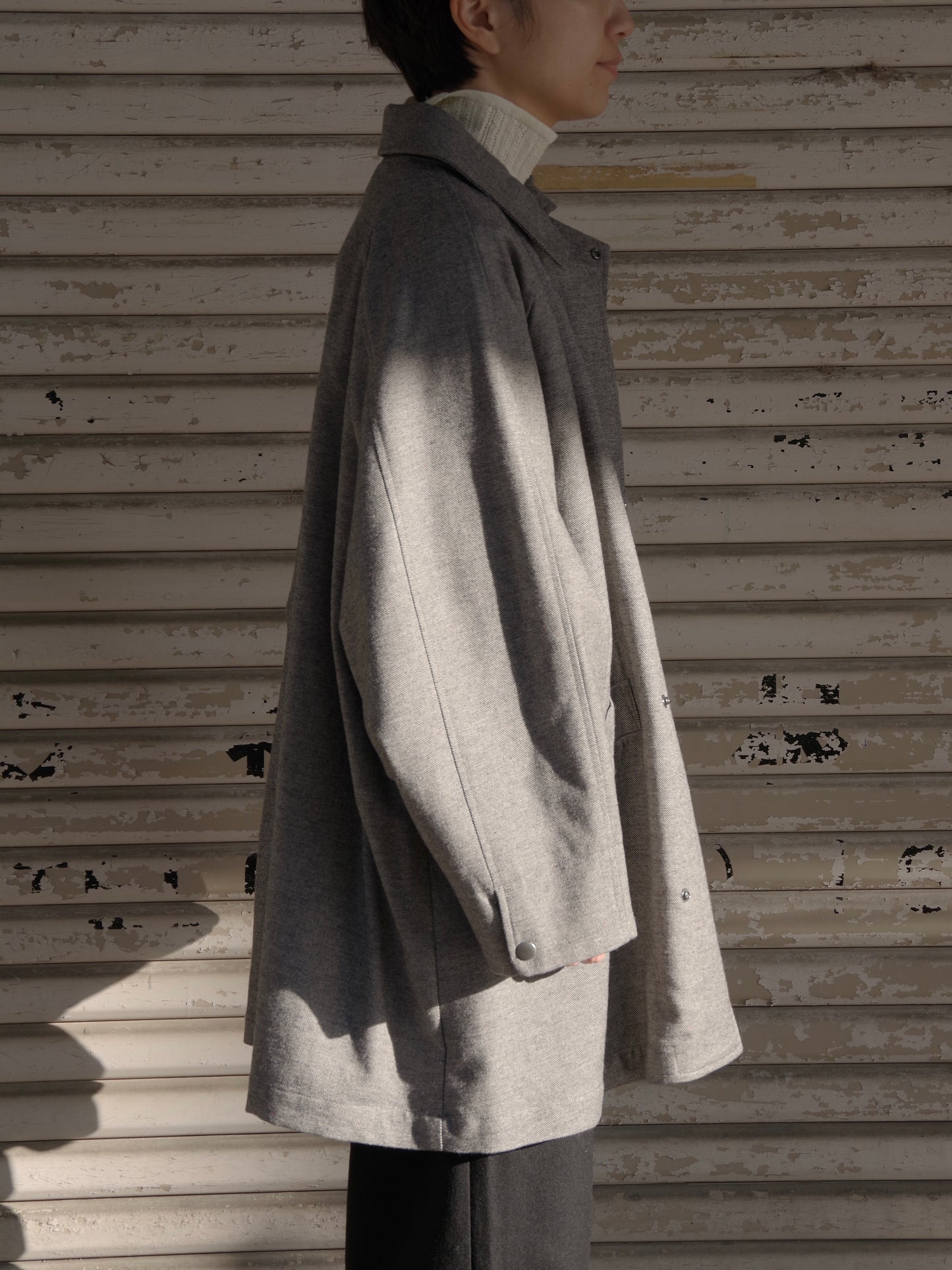 POP TWEED DOLMAN コート| buoy buoy