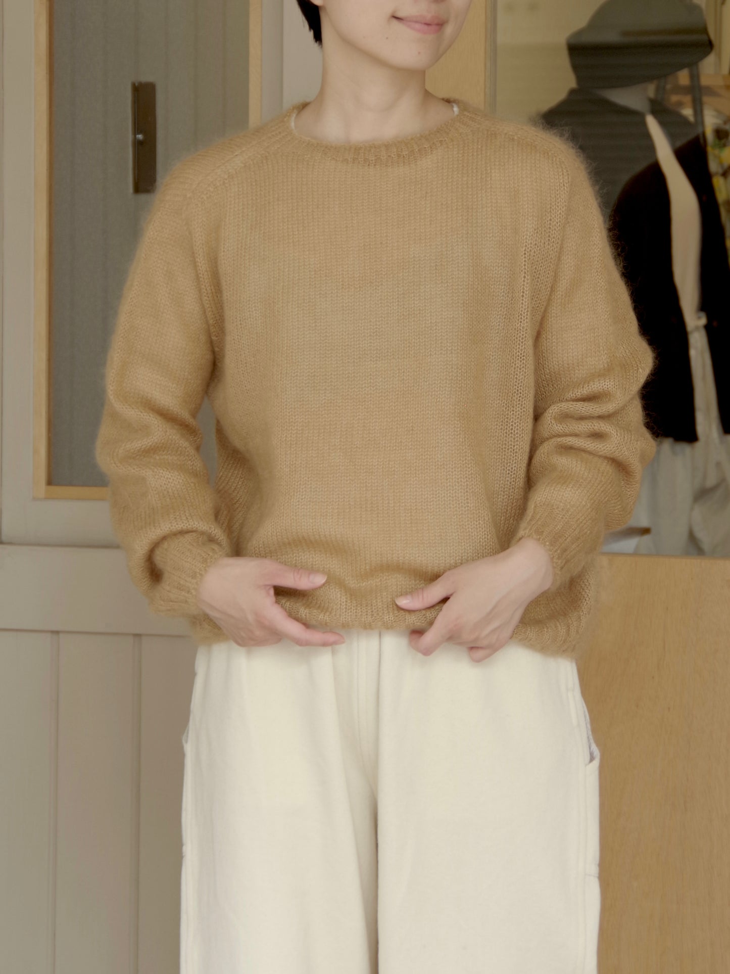 モヘアシルク クルーネック 2025 (2color)| koton