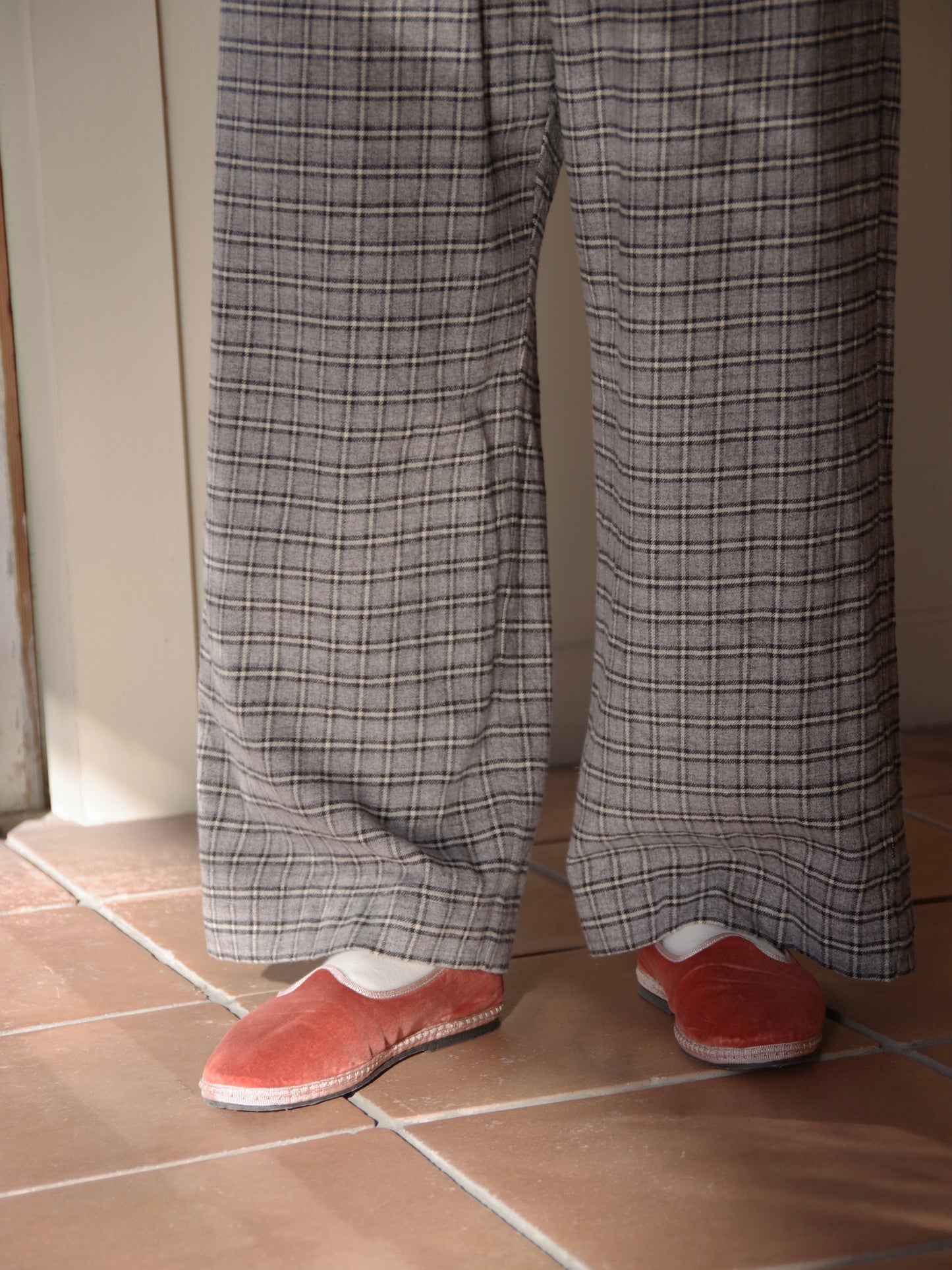 mini チェック パンツ | bulle de savon