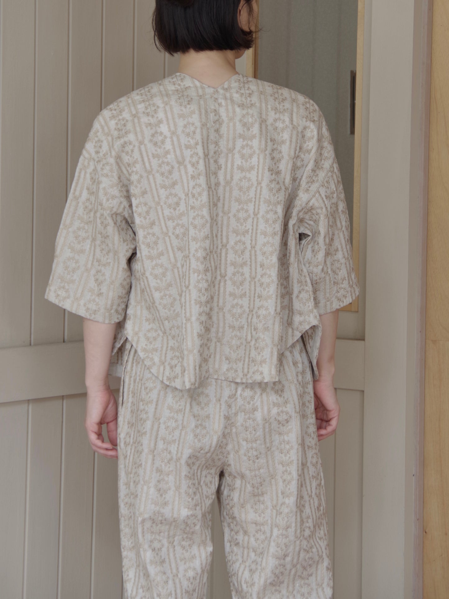 L/embroidely haori ブラウス | yuni