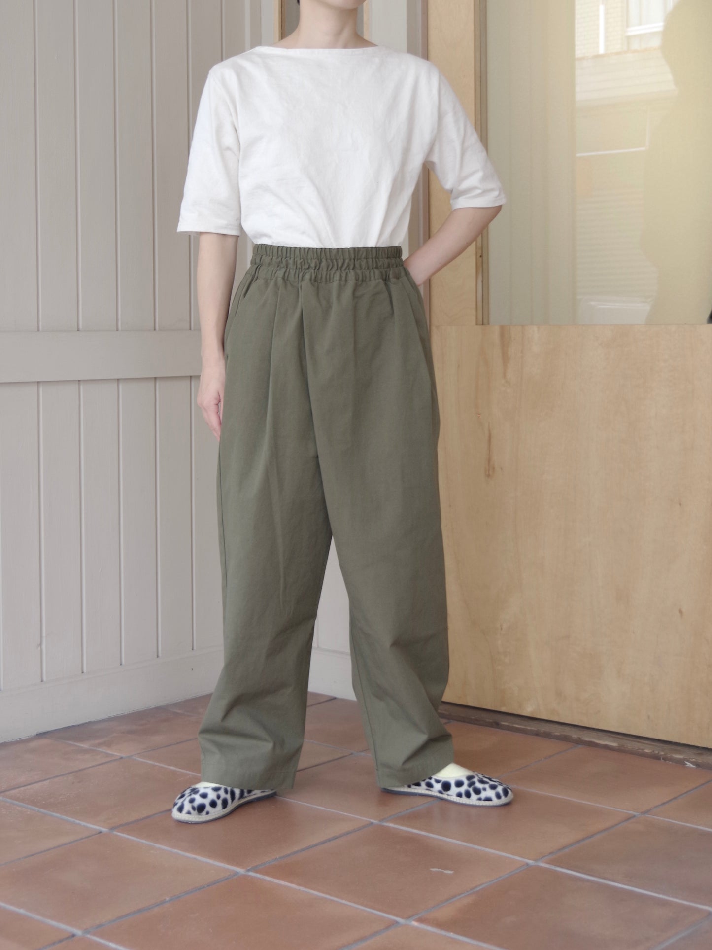 コットンウィンドウタイパンツ (size 38 ) | sisisi