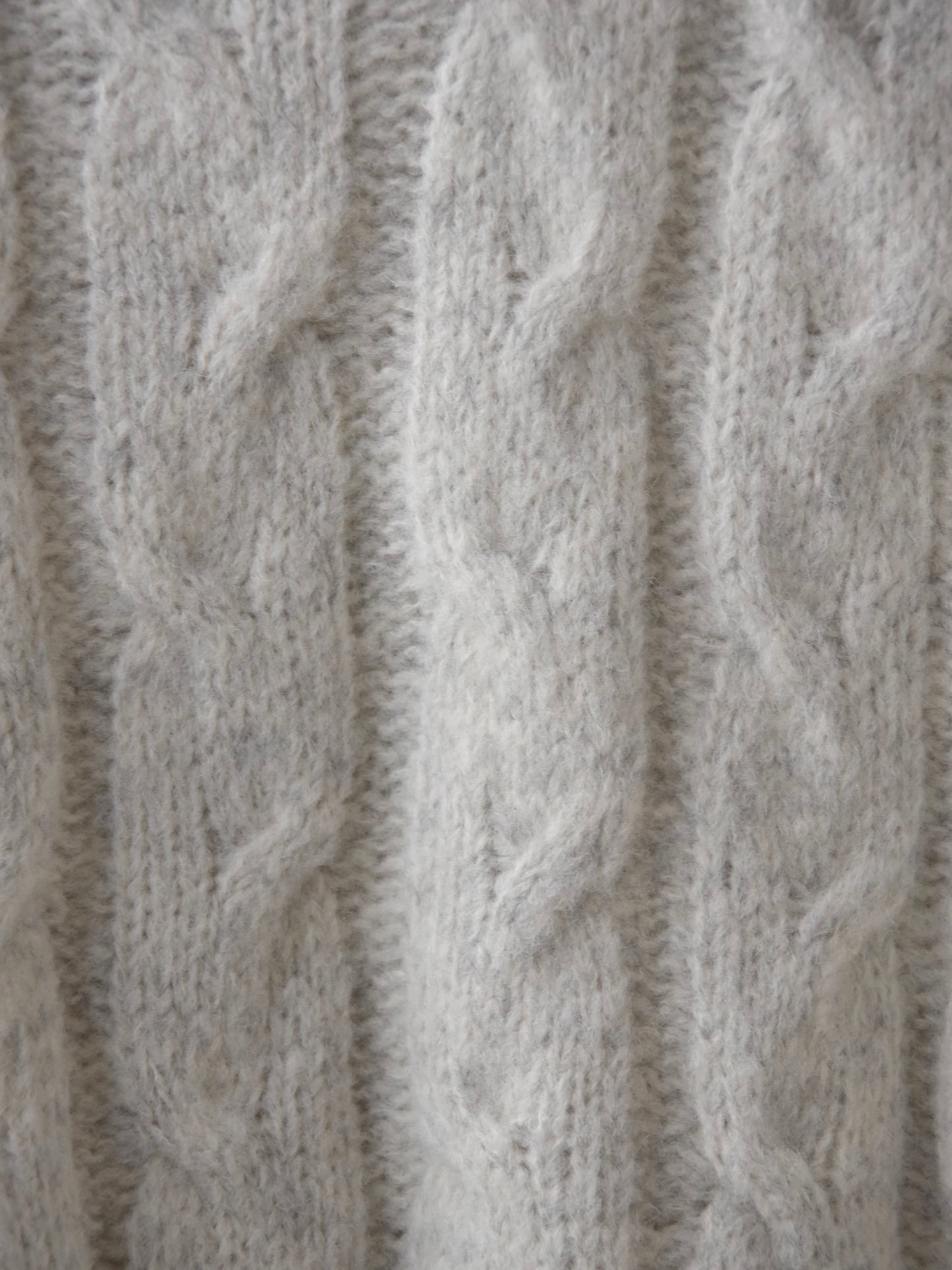 malibo mix ウール アラン編みベスト | yuni