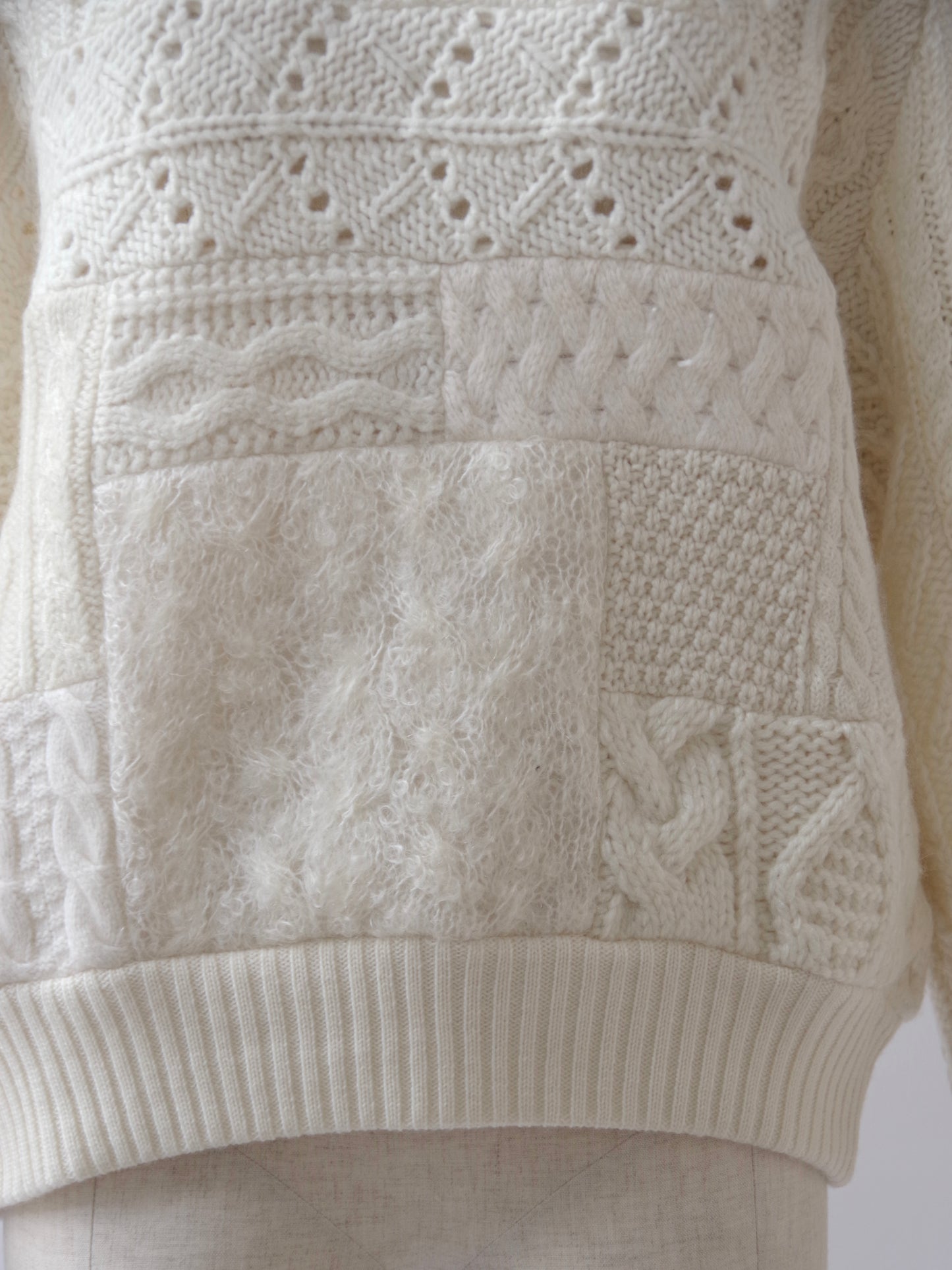 パッチワークセーター MO-24-KN-143 | motley