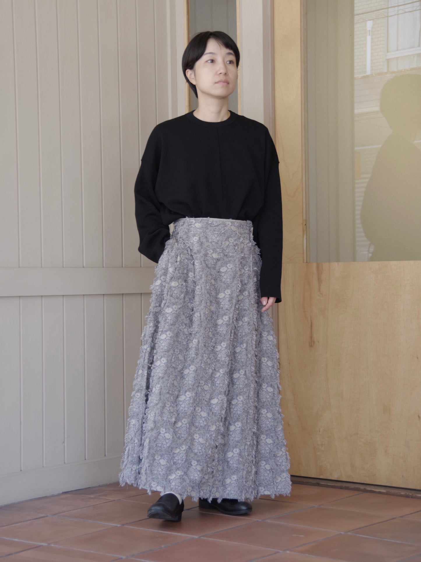 花野風jacquard スカート ( 2 color) |  qiri