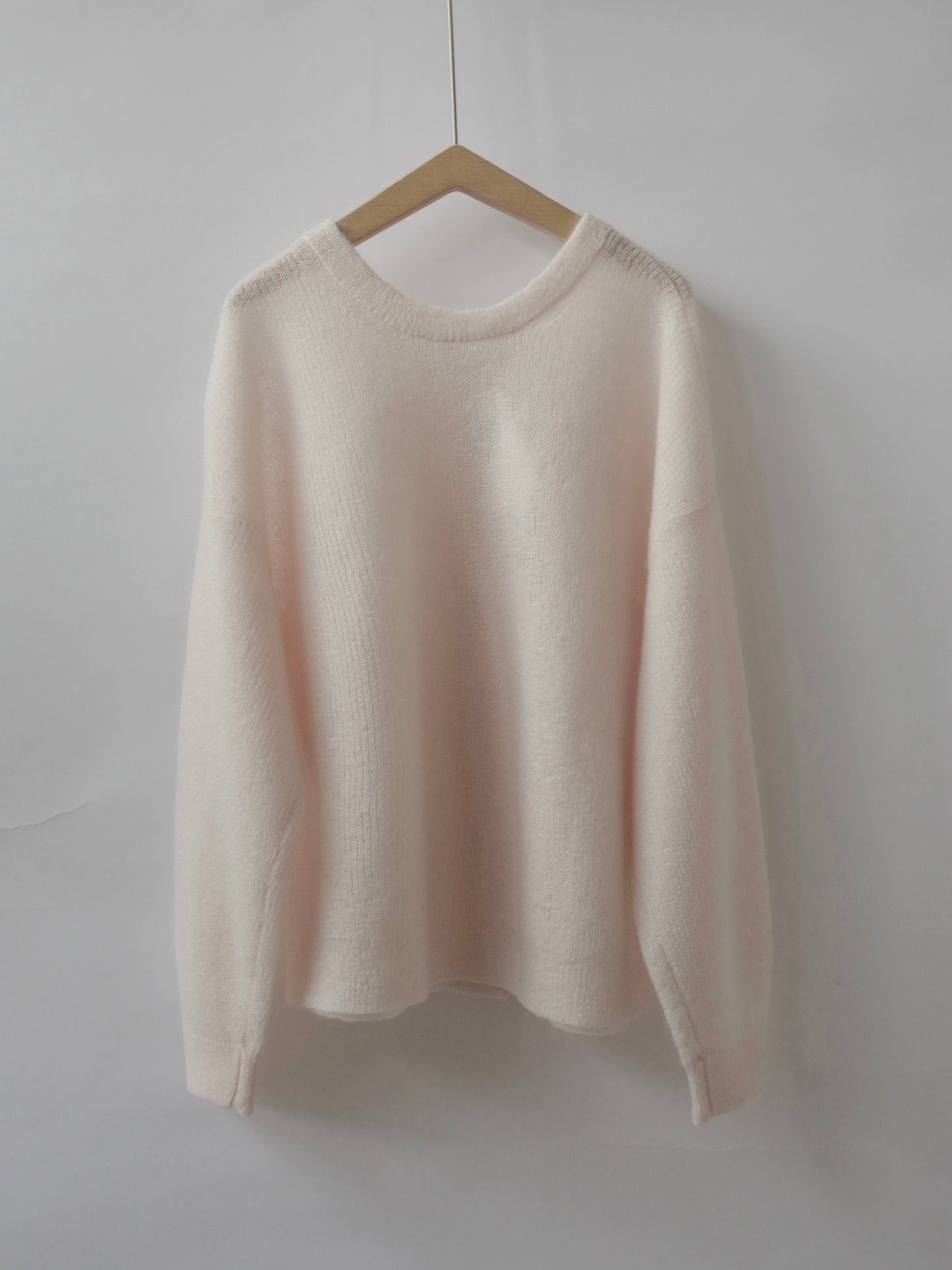 モヘアウール 9G片畦ボリュームスリーブ 2wayカーディガン | Hands of creation