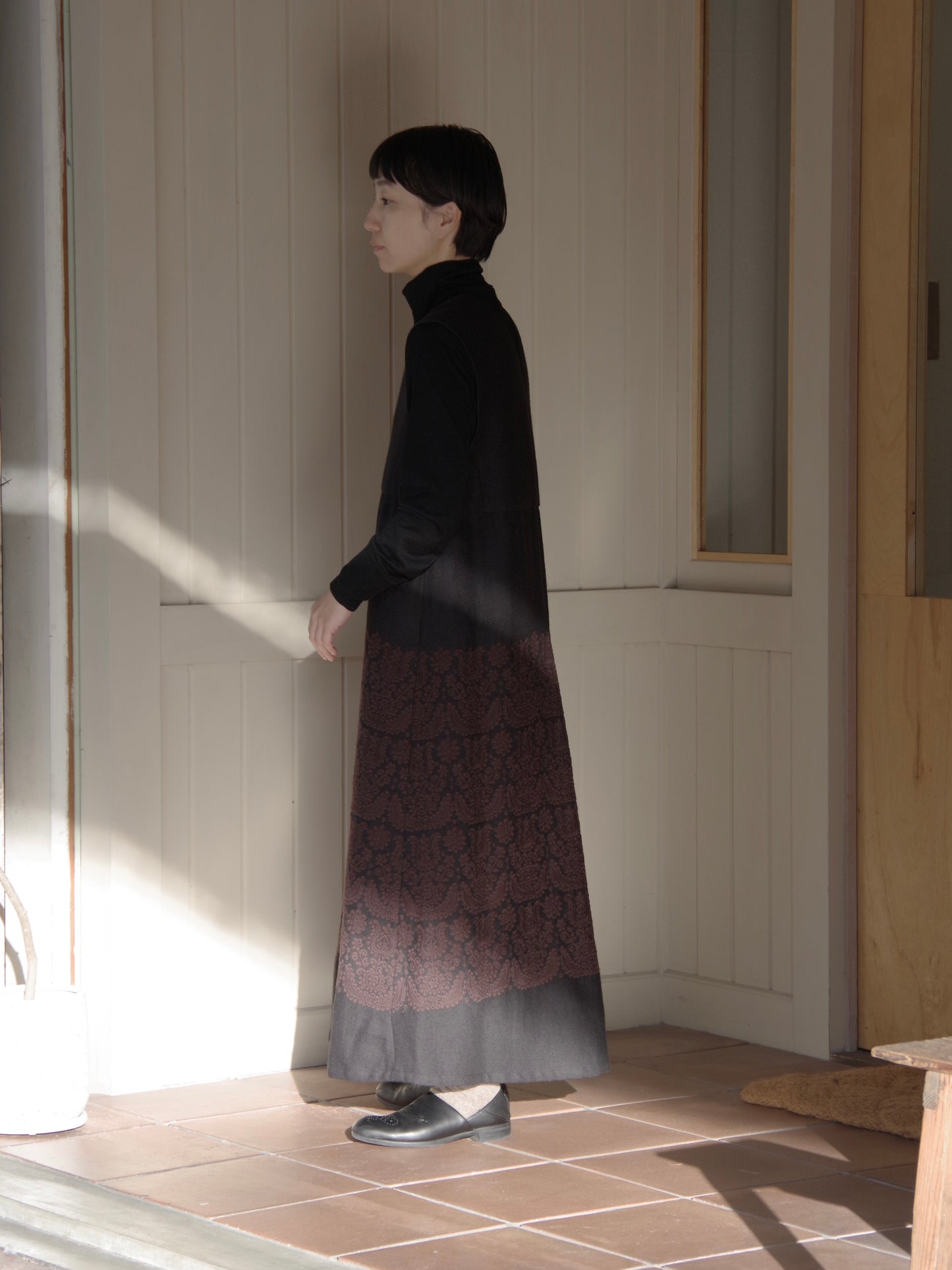 irasos embroidery ジャンパードレス | qiri