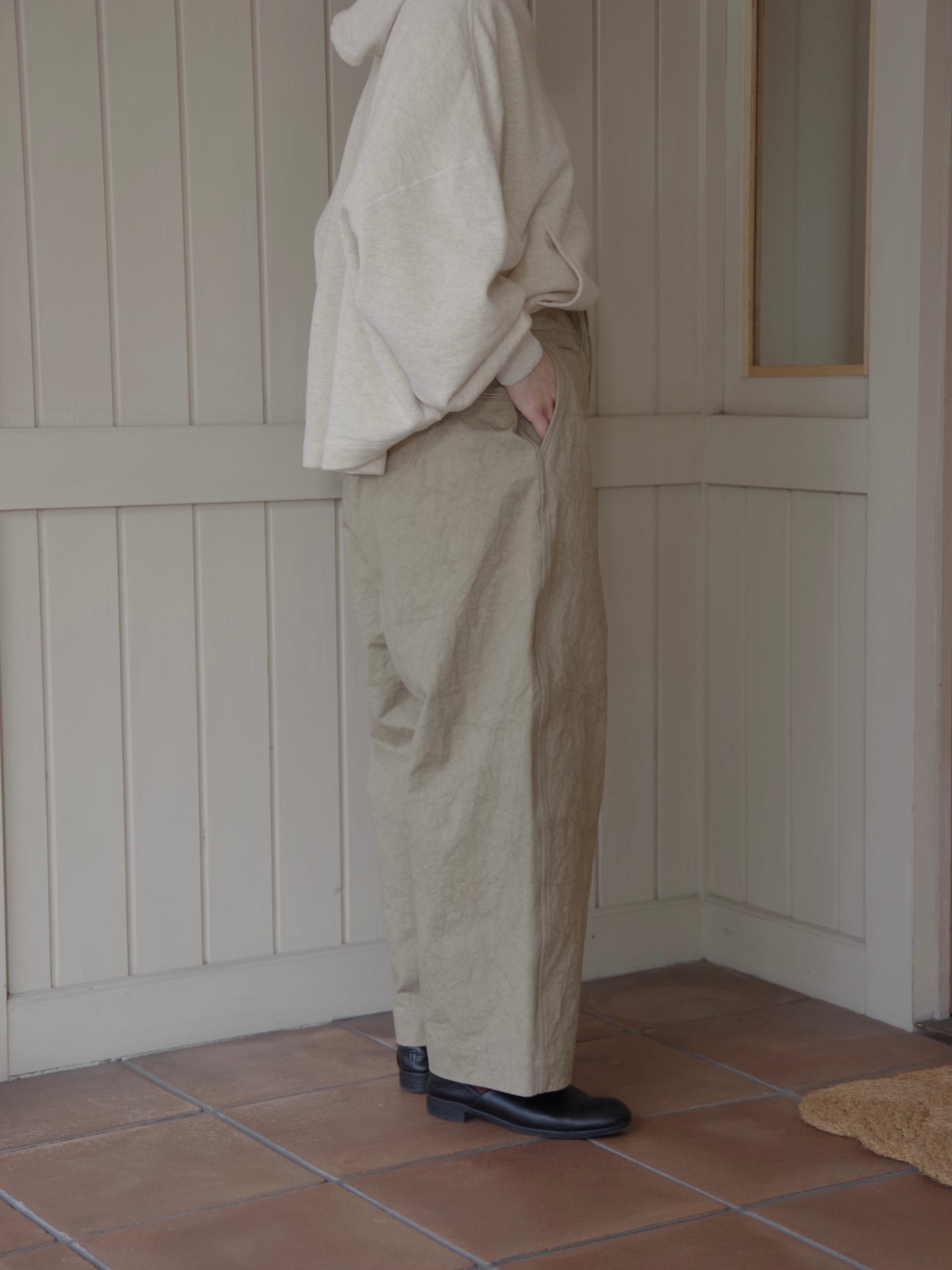 高密度チノワイドパンツ | HAVERSACK