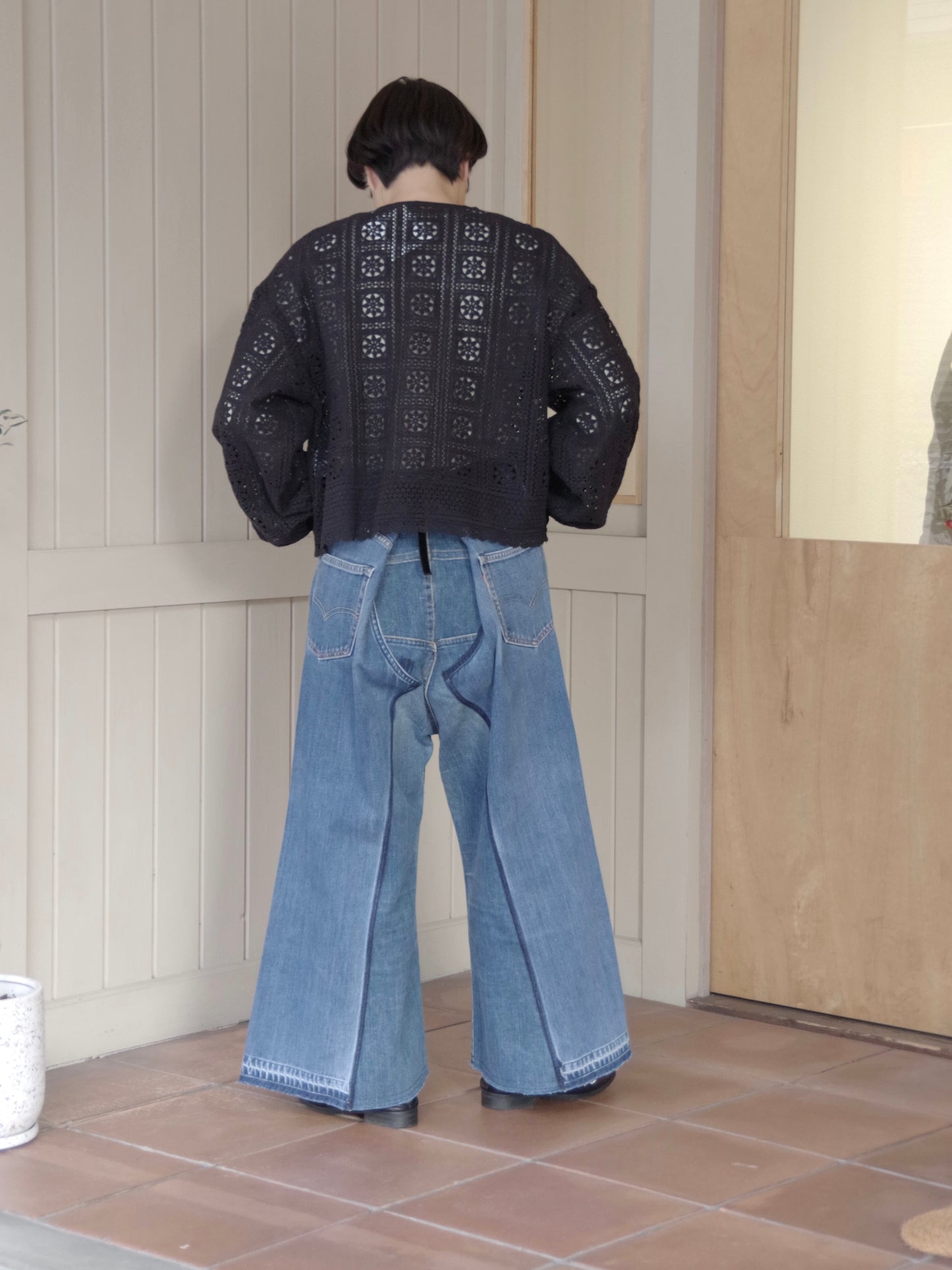 デニムオーバーサイズパンツ MO-25-PT059 | motley