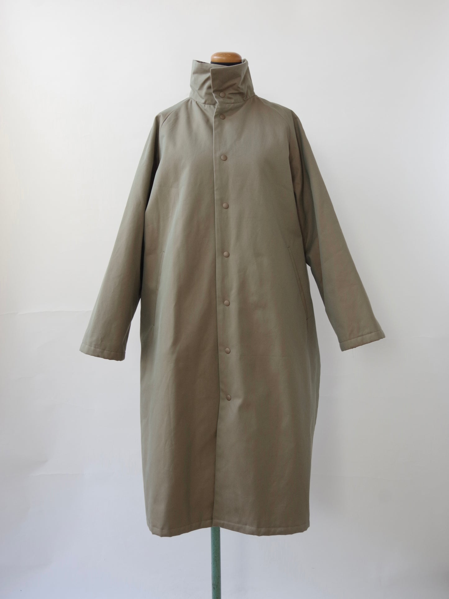 コットン中綿ロングコート | atelier naruse